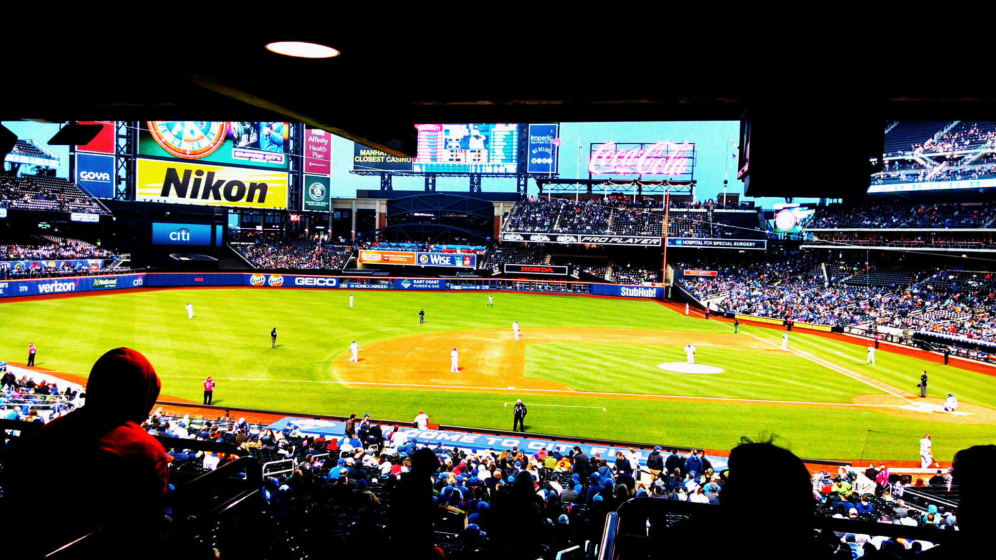 Motorola Droid Mini sample photo. Citifield > ny mets baseball photography