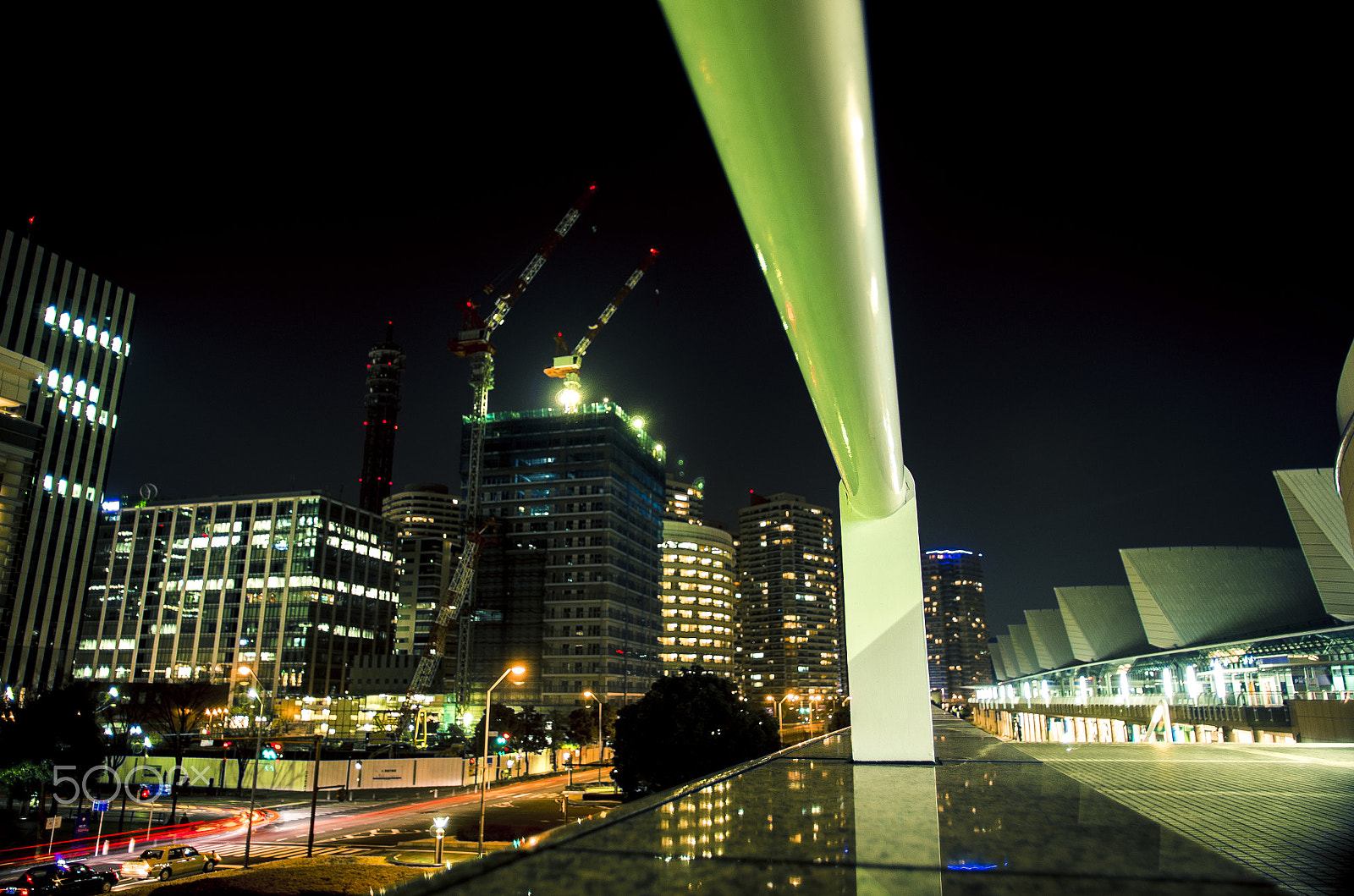 Pentax K-5 IIs sample photo. Minatomirai, yokohama at night photography