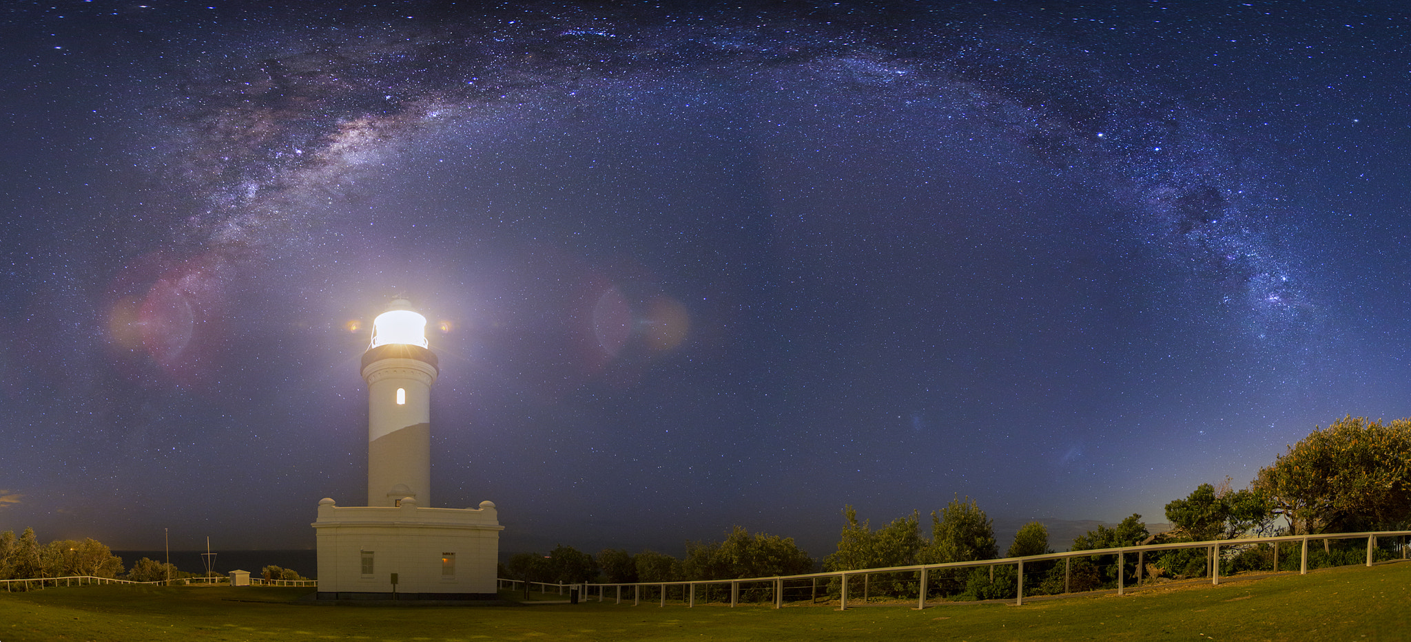 Tokina AT-X Pro 12-24mm F4 (IF) DX sample photo. Norah head lighthouse panorama photography