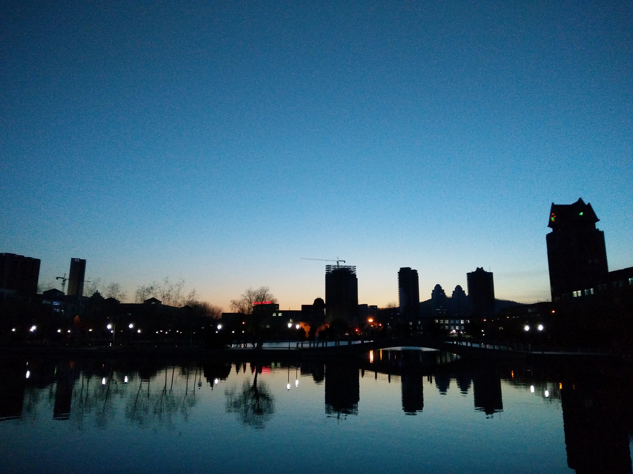 OnePlus ONE E1001 sample photo. Night in yantai photography