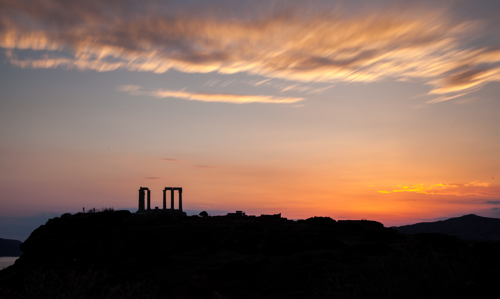 Canon EF 24-85mm F3.5-4.5 USM sample photo. Sunset at sounio will always be great photography
