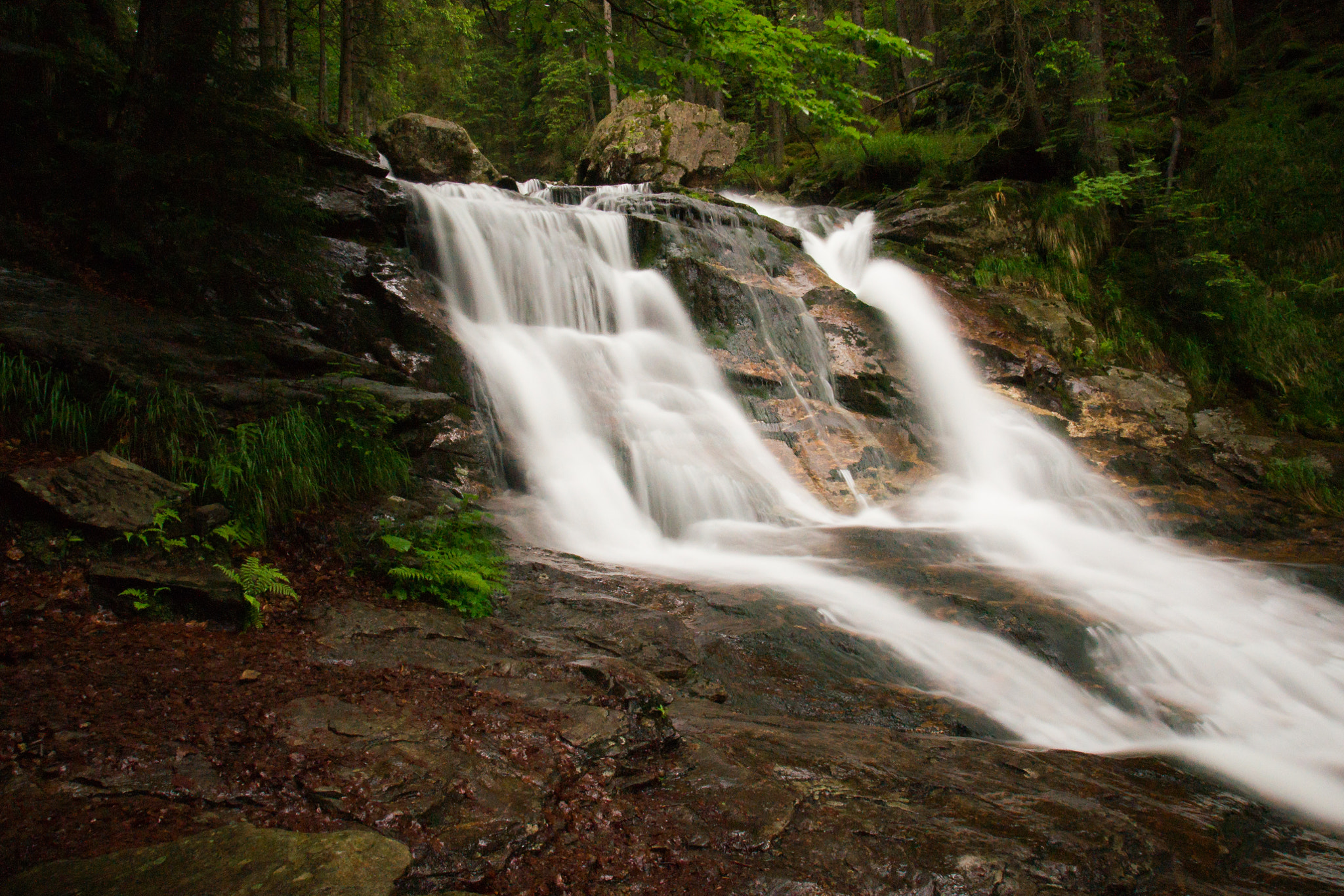 Sony Alpha DSLR-A500 sample photo. Rißloch waterfall 02 photography