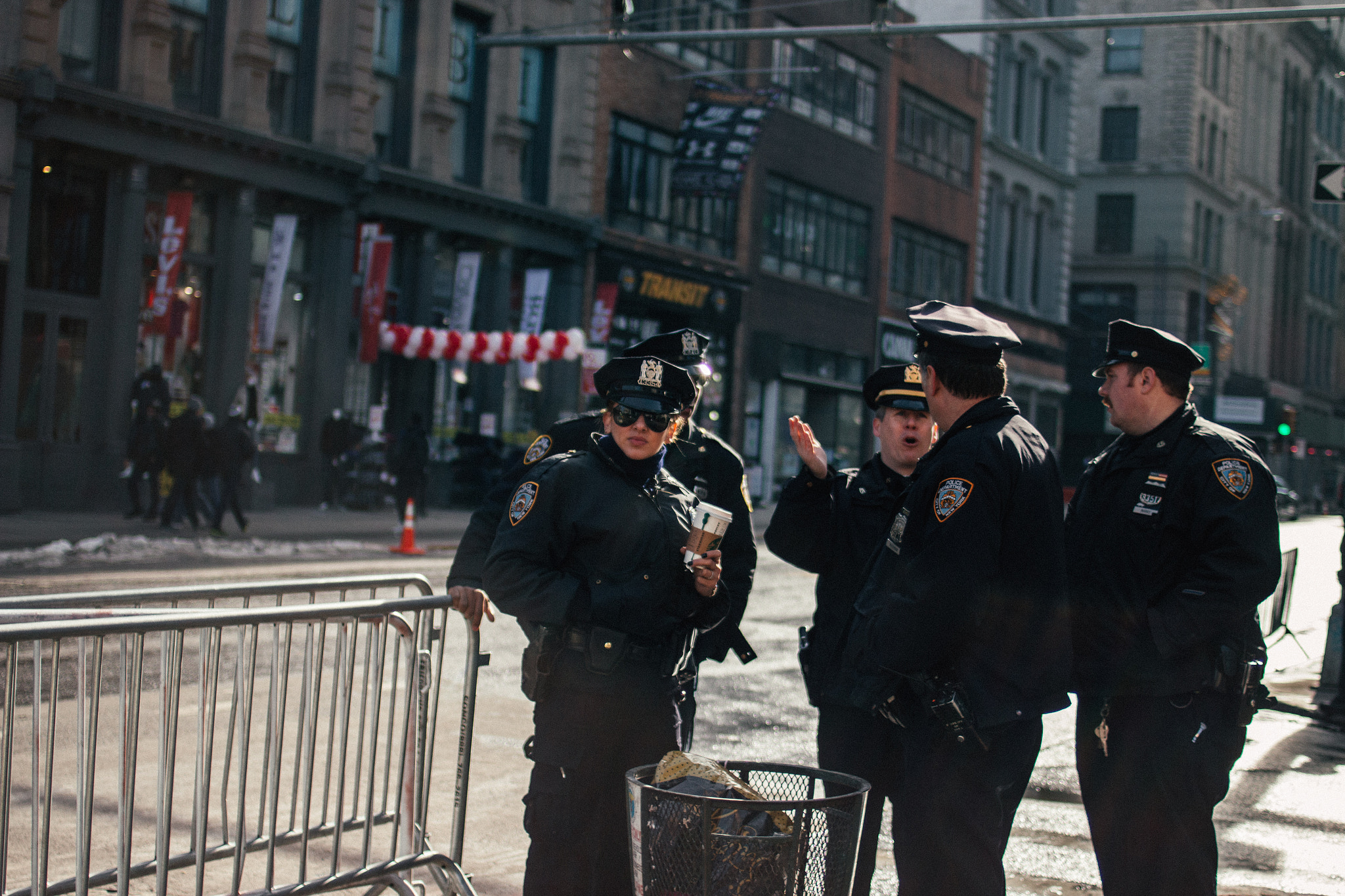 Canon EOS 70D + Canon EF 35mm F2 sample photo. Nypd in the streets of ny photography