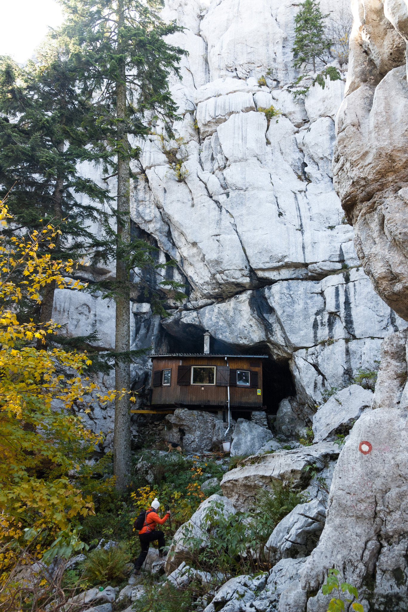 Pentax K100D sample photo. In front of ratkovo skloniste mountain hut photography