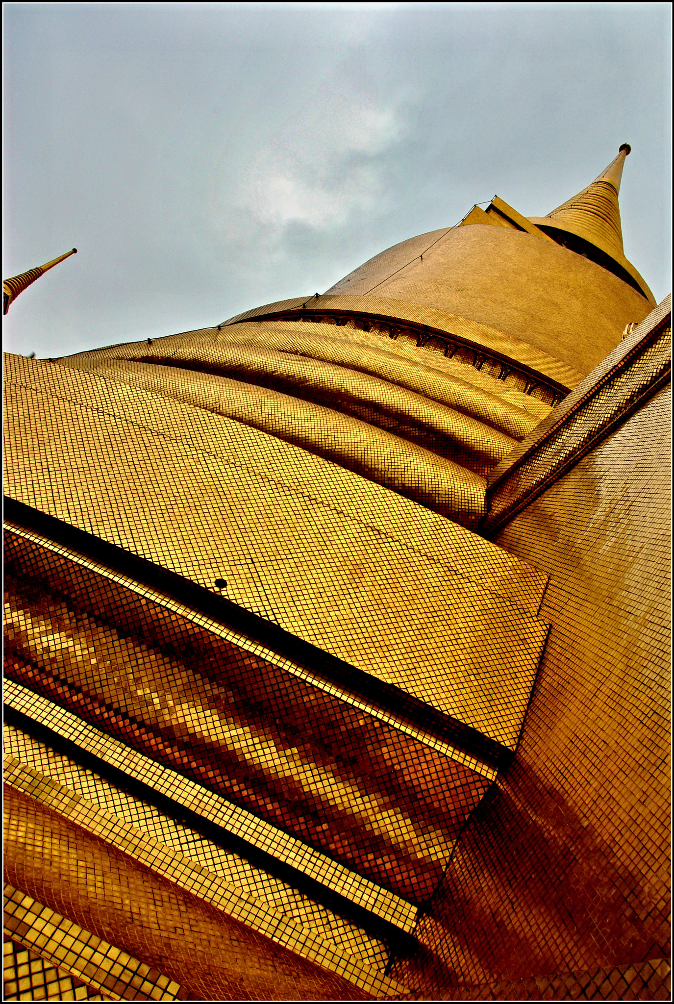 Nikon D3000 sample photo. A different perspective of the golden pagoda photography