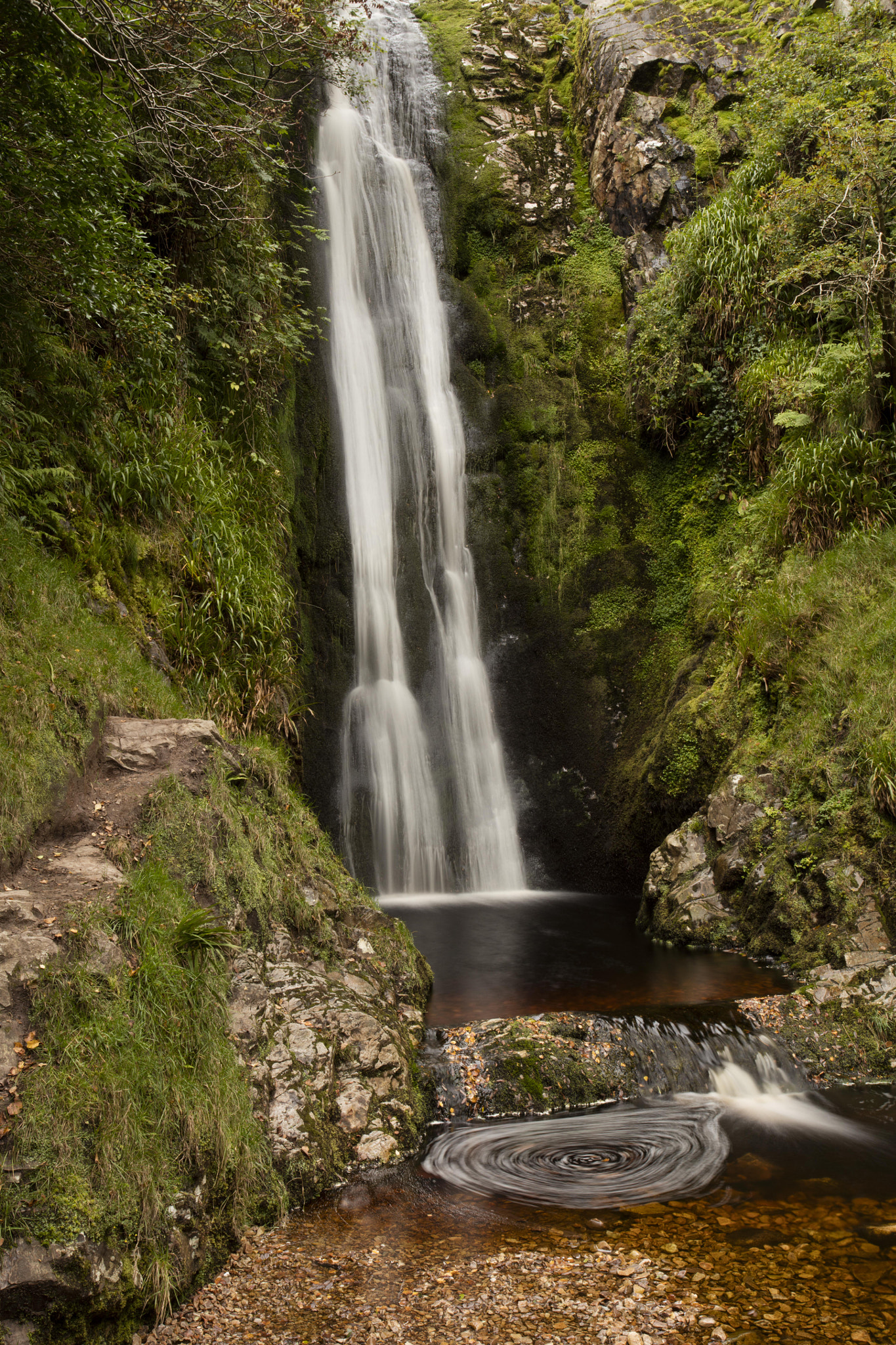 Canon EOS 5DS + Canon EF 17-40mm F4L USM sample photo. Waterfall with swirls photography