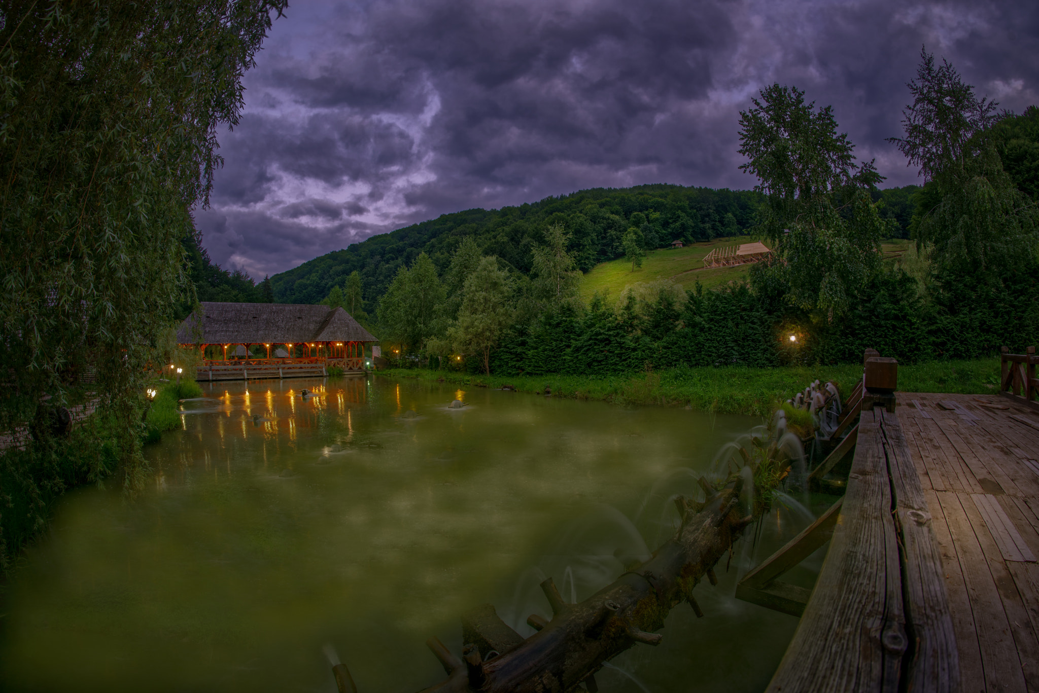 Samyang 12mm F2.8 ED AS NCS Fisheye sample photo. Evening in the mountain photography