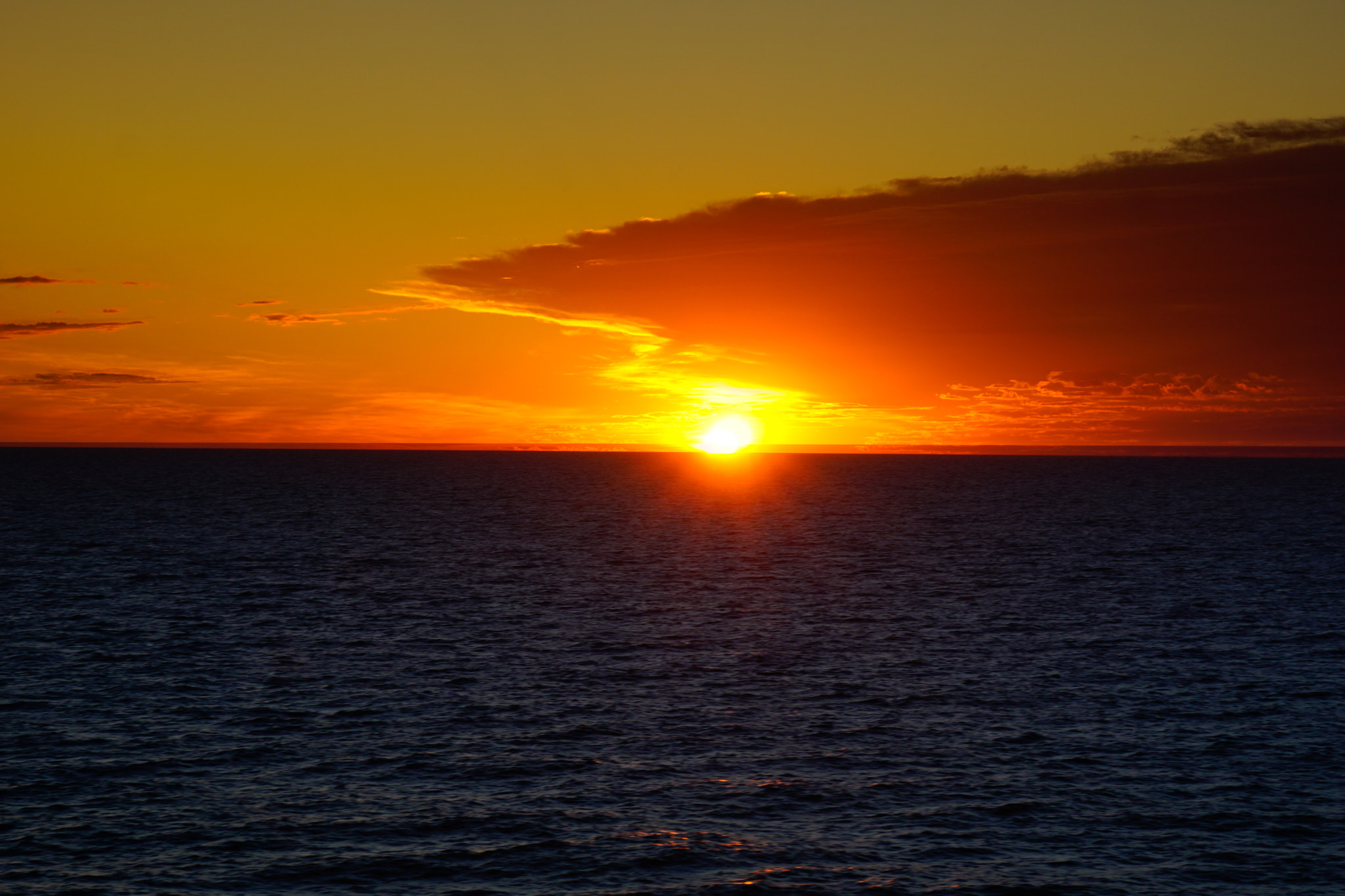 Sony a6000 + Sony FE 28-70mm F3.5-5.6 OSS sample photo. Sunset somewhere between the baltic and the north sea photography