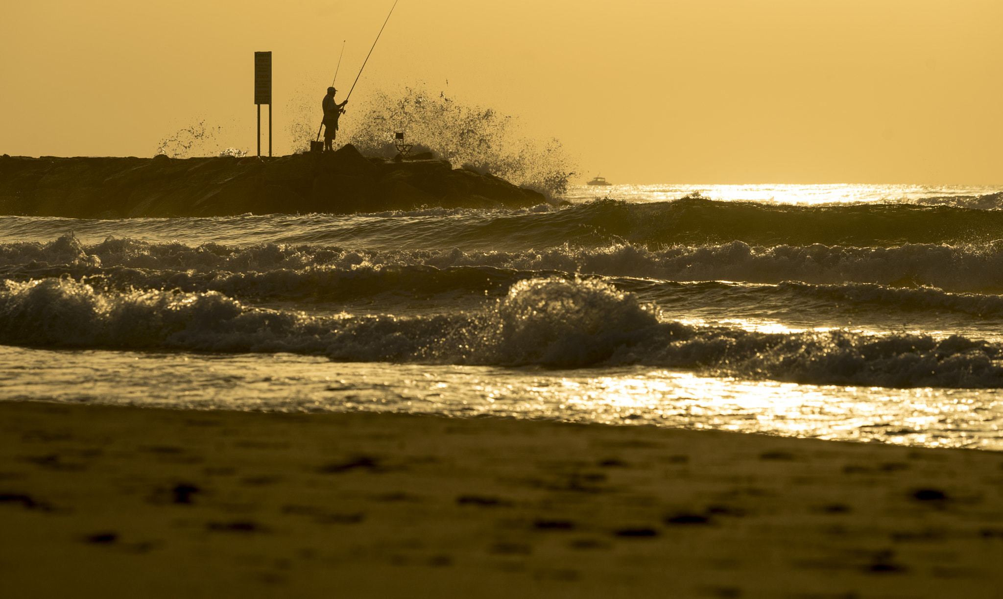Sony a7 II + Canon EF 70-200mm F2.8L USM sample photo. Fishing photography