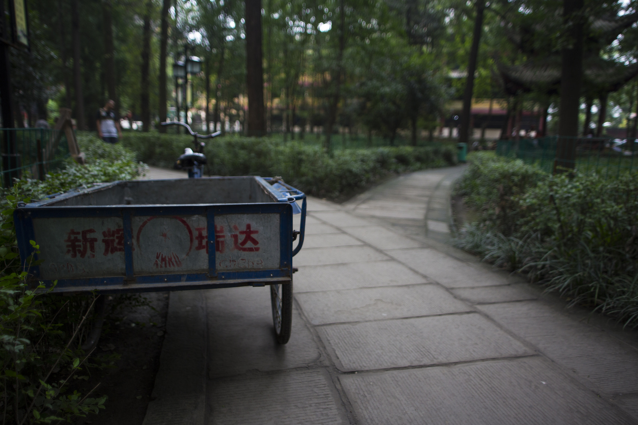 Sigma 24mm f/1.8 DG Macro EX sample photo. Bike in china photography