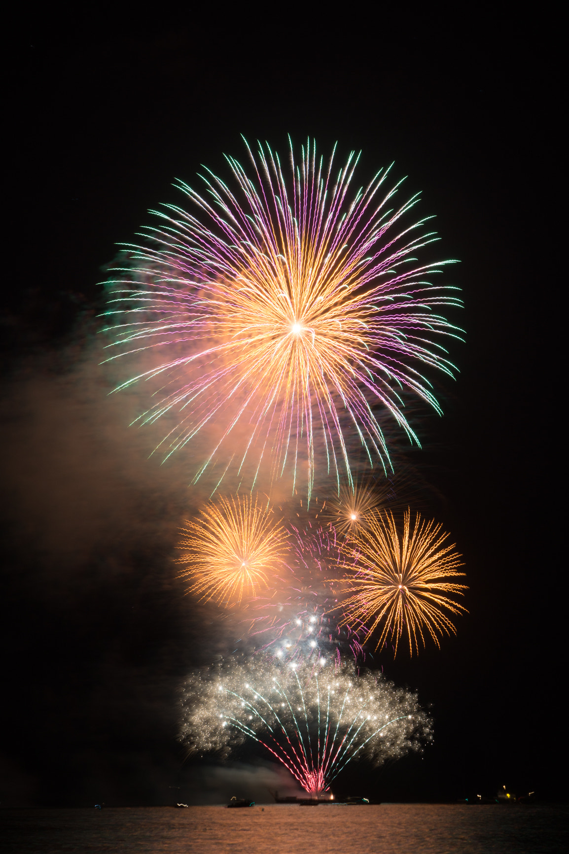 Sony Alpha a3000 sample photo. Dana point fireworks july 4, 2016 photography