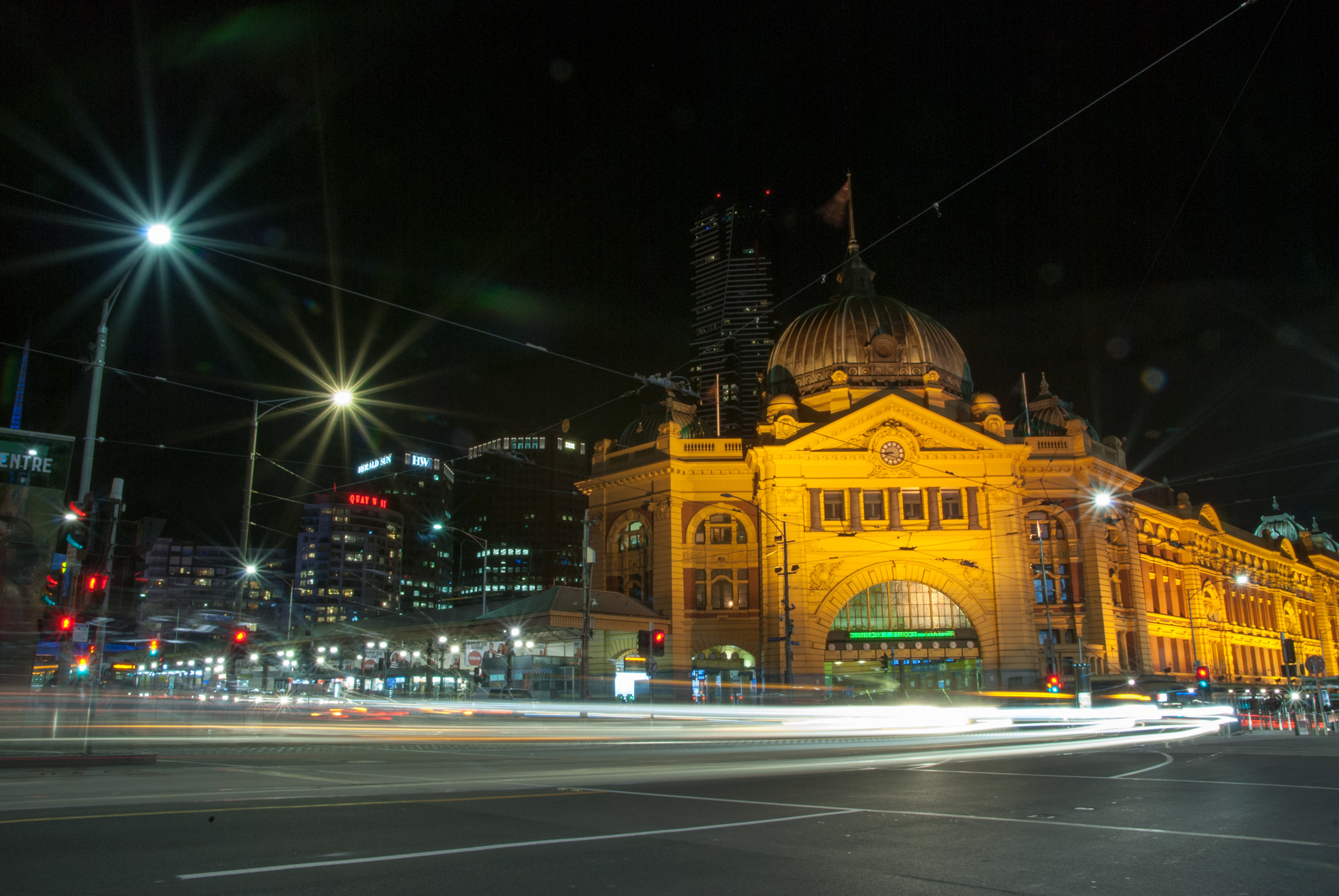 Nikon D40X sample photo. Flinders street station photography