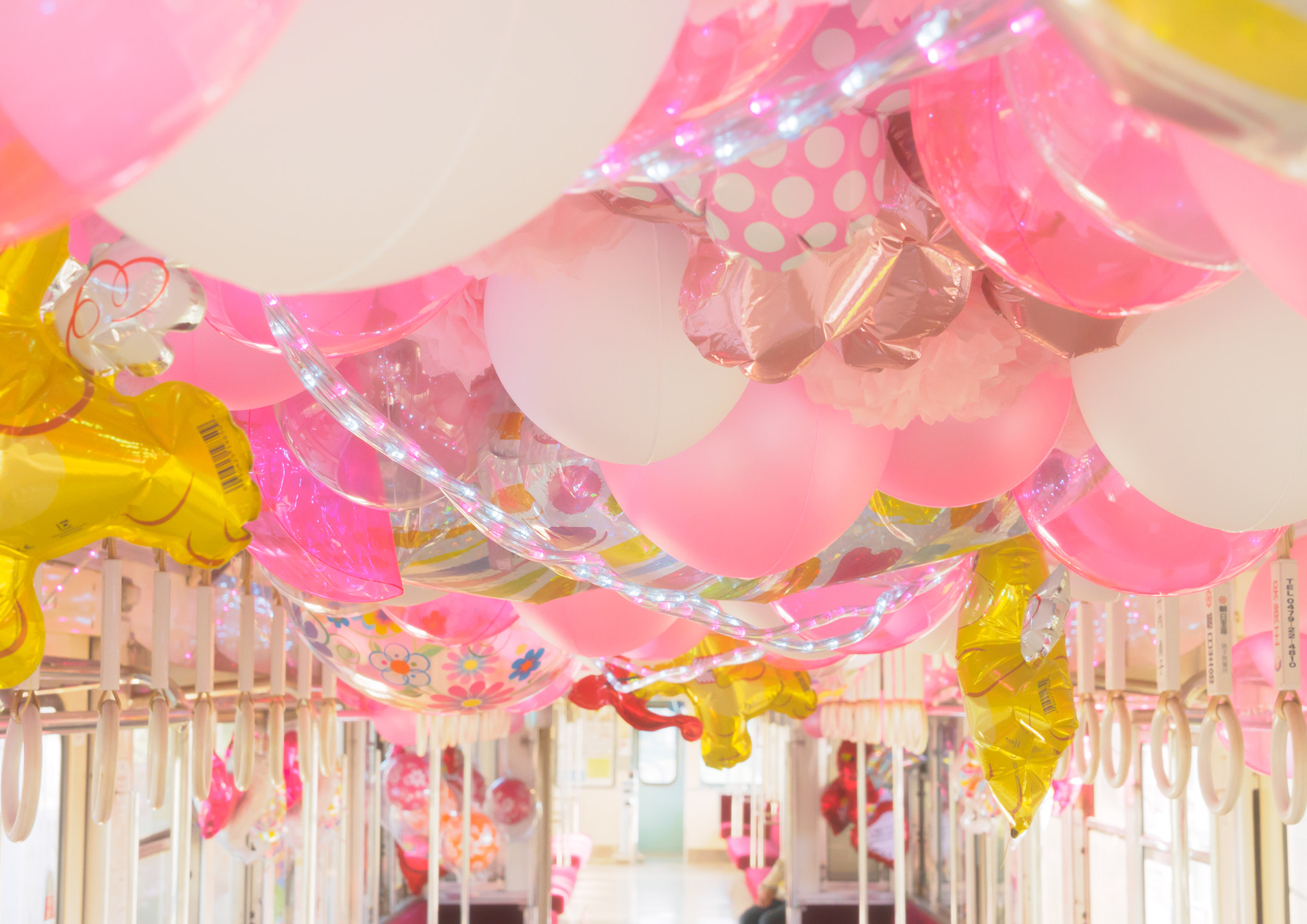 Panasonic Lumix G X Vario 12-35mm F2.8 ASPH Power OIS sample photo. Pink train photography