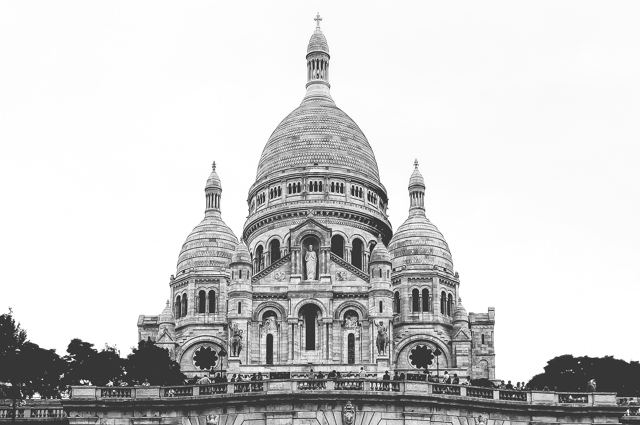 Nikon COOLPIX P5100 sample photo. Basílica del sacre coeur, paris. photography