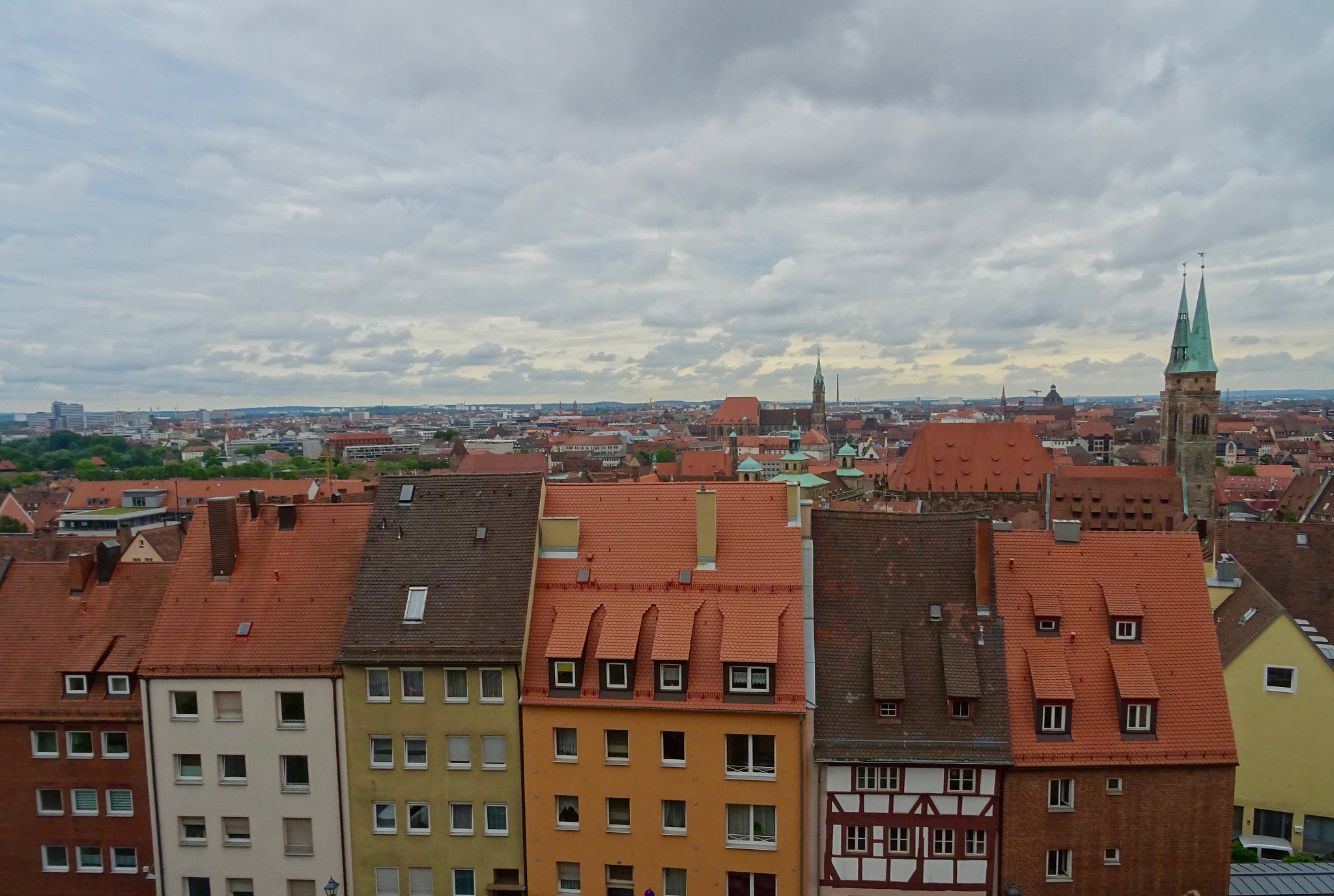 Sony 24-720mm F3.5-6.3 sample photo. Desde el castillo de núremberg. photography