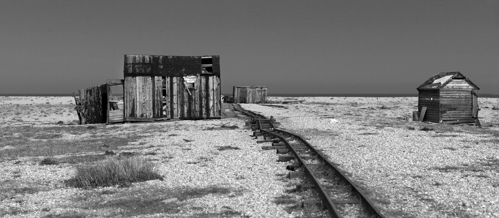 Hasselblad H3D II-39 sample photo. Beach scene with derelict fisherman's hut photography