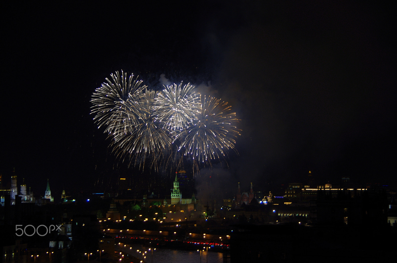 Pentax K-x sample photo. Fireworks 24.06.2016 - 1 photography