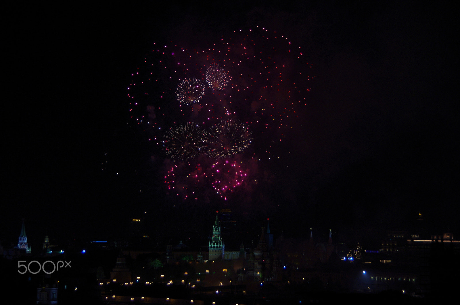Pentax K-x sample photo. Fireworks 24.06.2016 - 4 photography