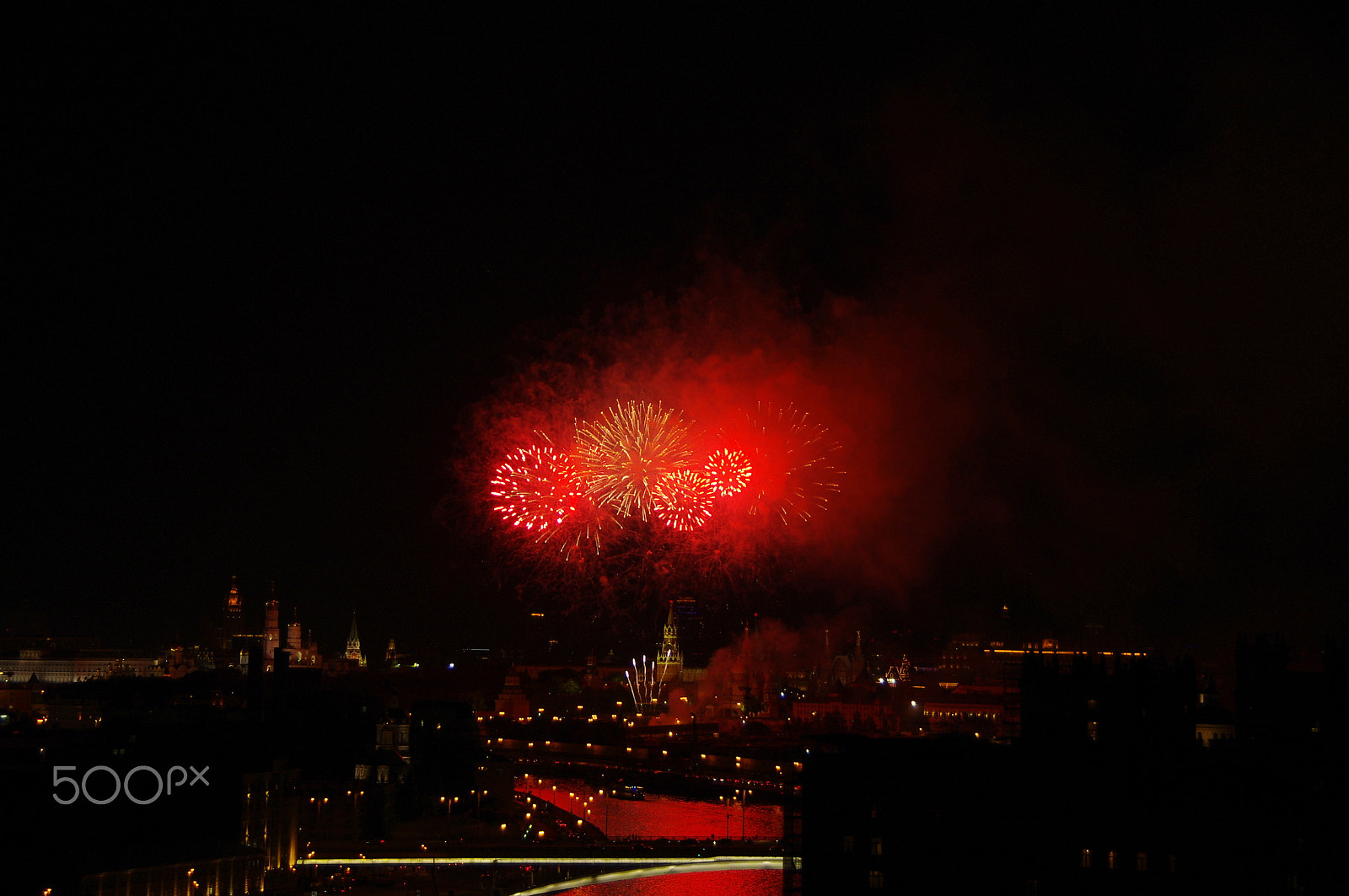 Pentax K-x sample photo. Fireworks 24.06.2016 - 6 photography