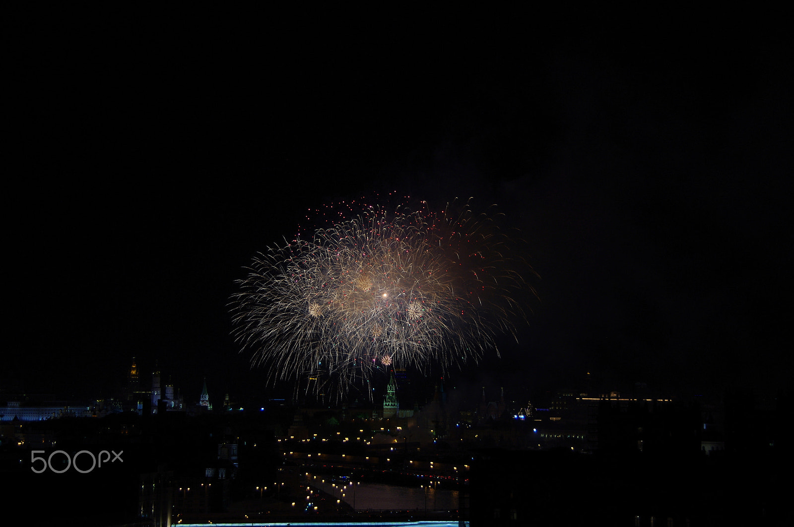 Pentax K-x sample photo. Fireworks 24.06.2016 - 7 photography