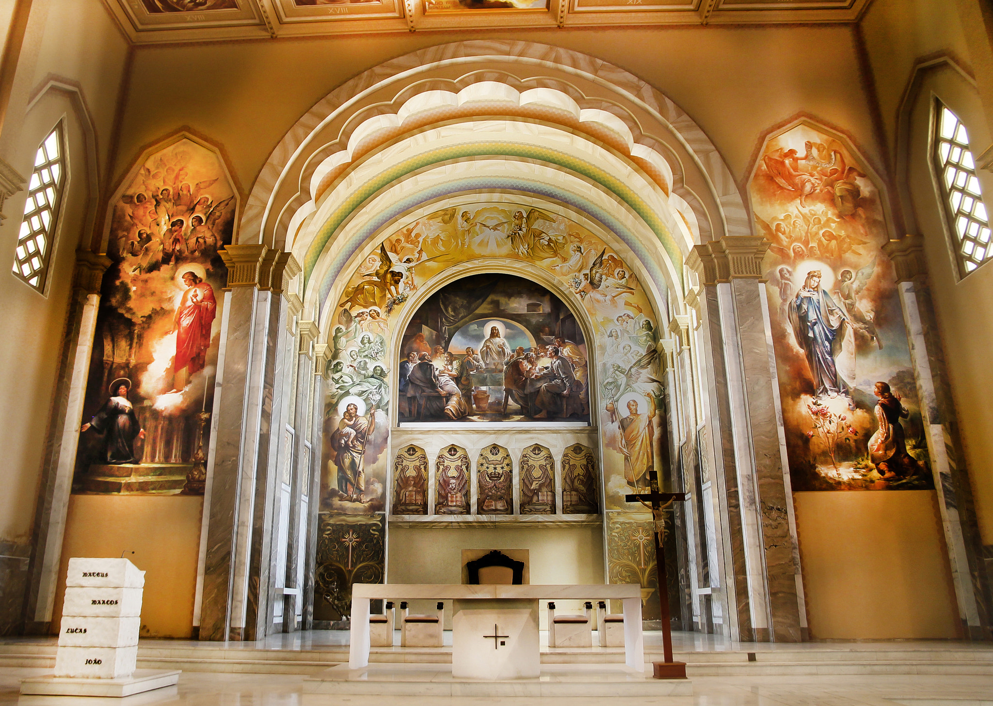 Canon EOS 1100D (EOS Rebel T3 / EOS Kiss X50) sample photo. Inside of san pelegrino's church photography