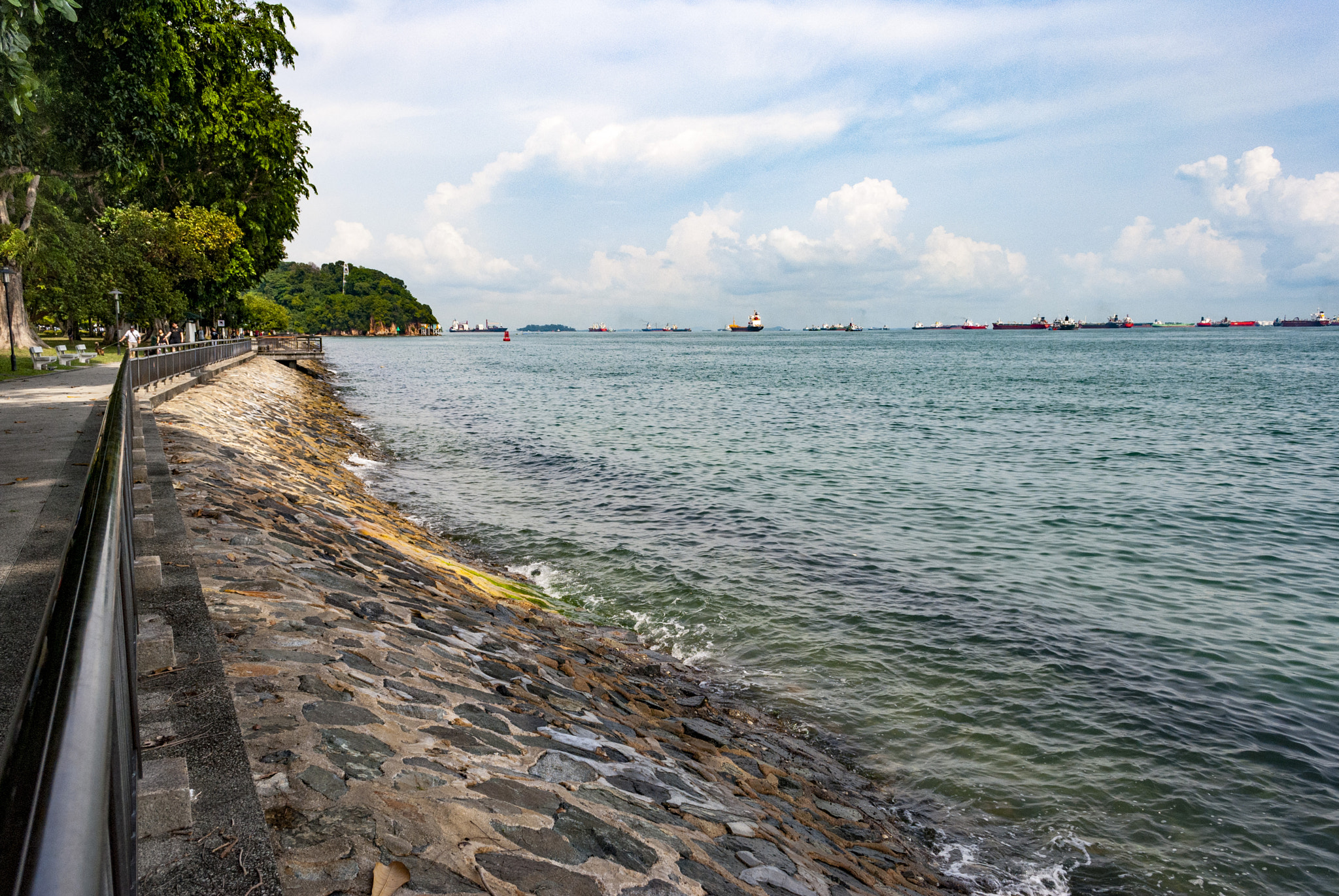 Singapore Coast, as seen from Labrador Park