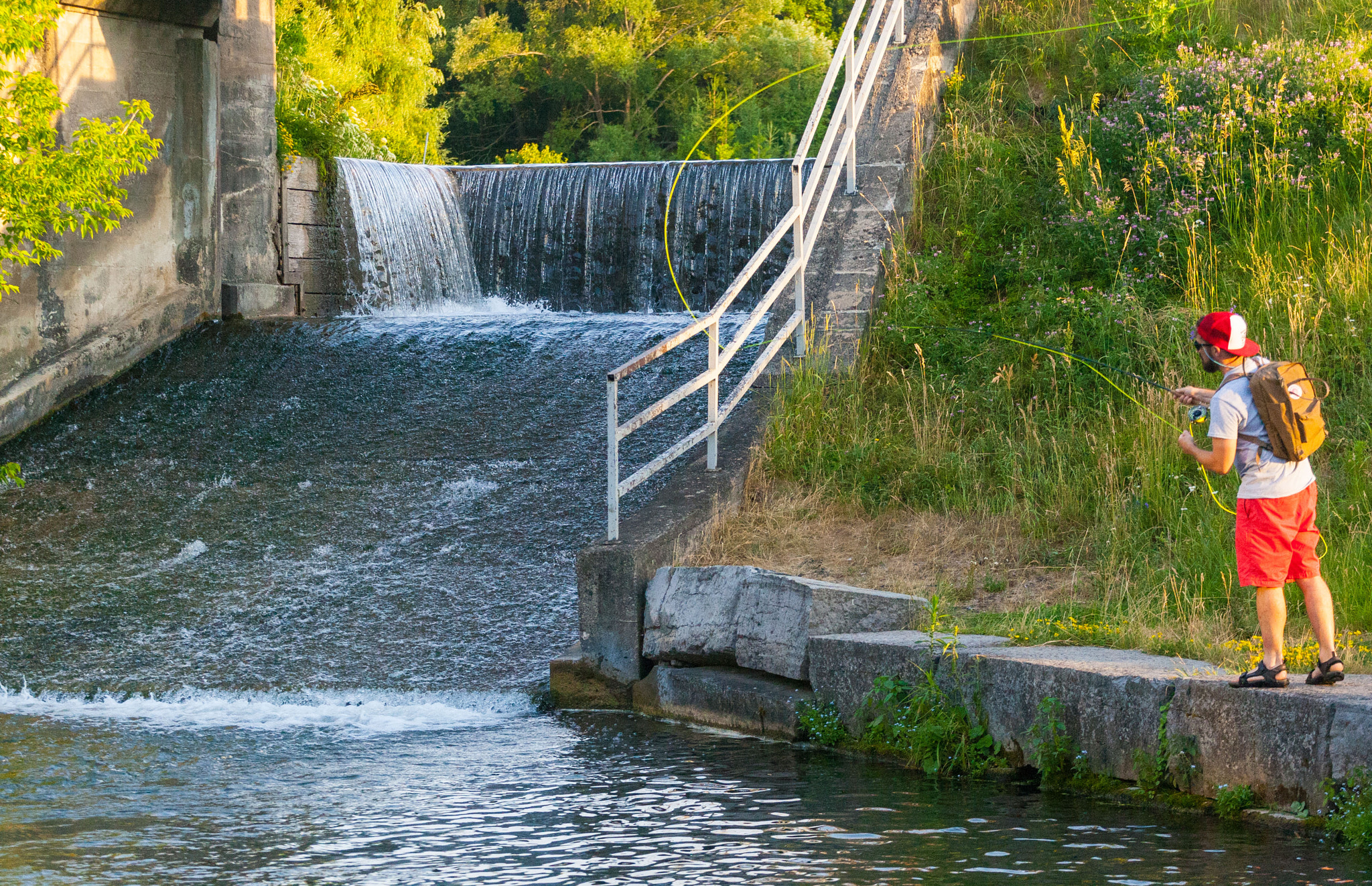 Canon EOS-1D Mark III sample photo. Fly fishing photography