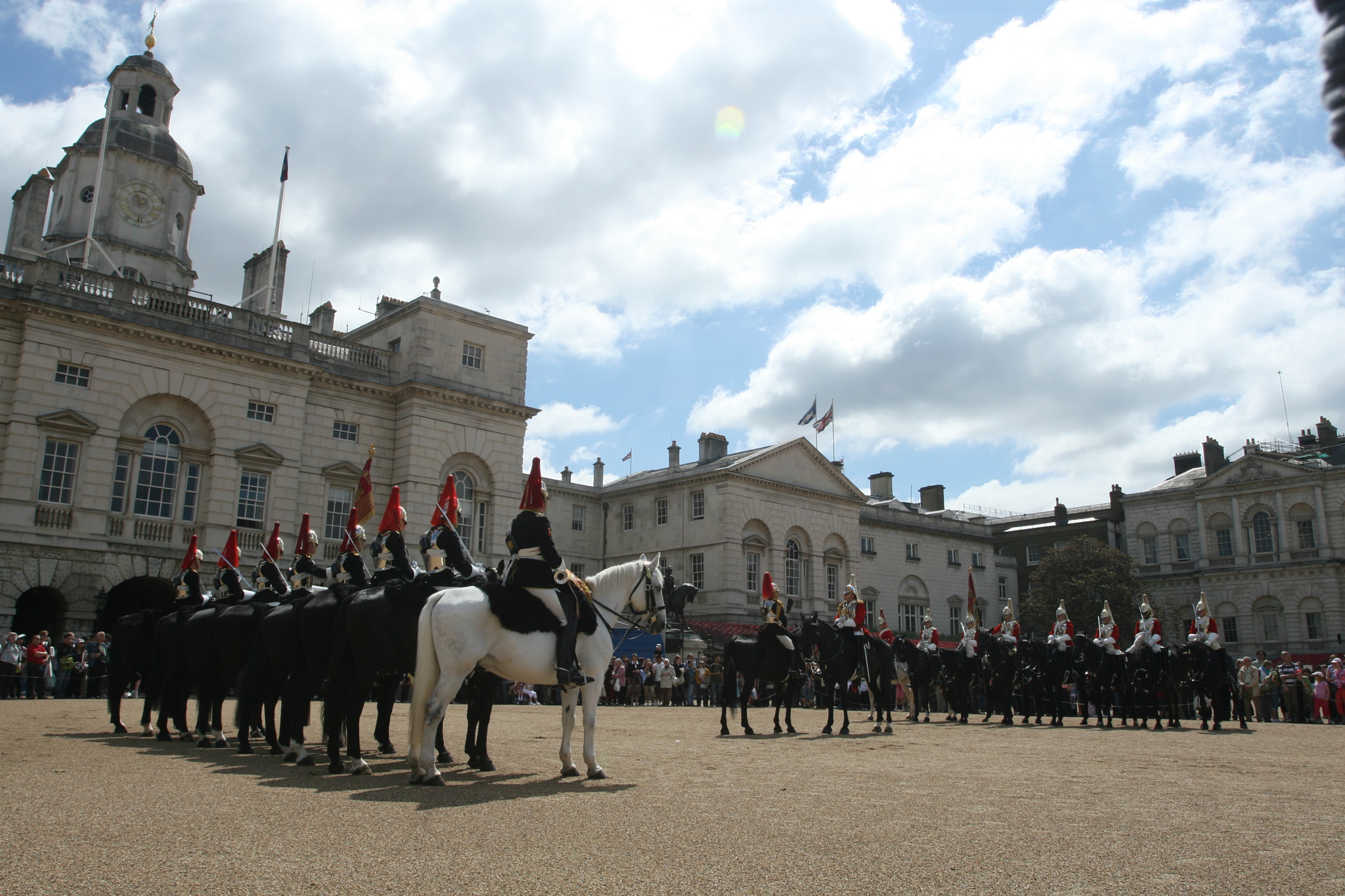 Canon EOS 30D + Canon EF 17-40mm F4L USM sample photo. Changing of the guard at buckingham palace photography