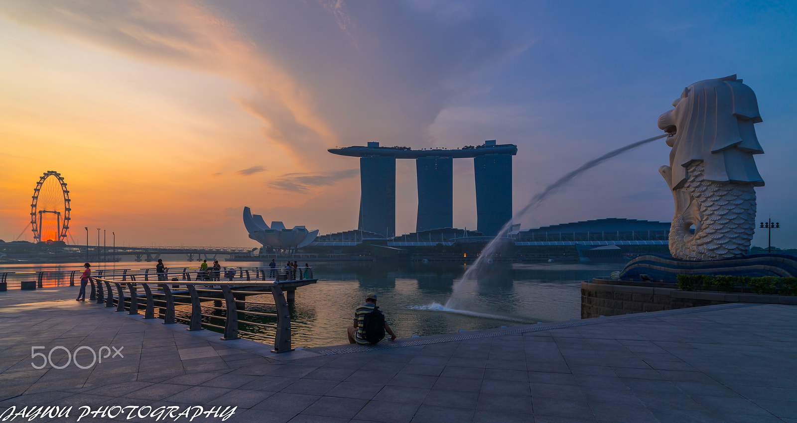 Sony a7R + 16-28mm F2.8 sample photo. Marina bay sunrise photography