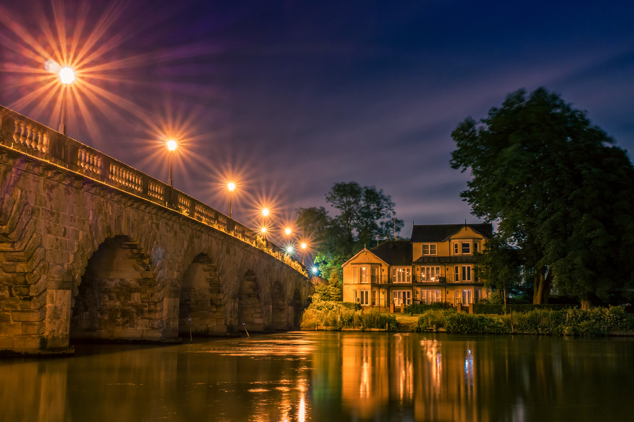 Sony SLT-A58 + 24-70mm F2.8 sample photo. Maidenhead bridge photography