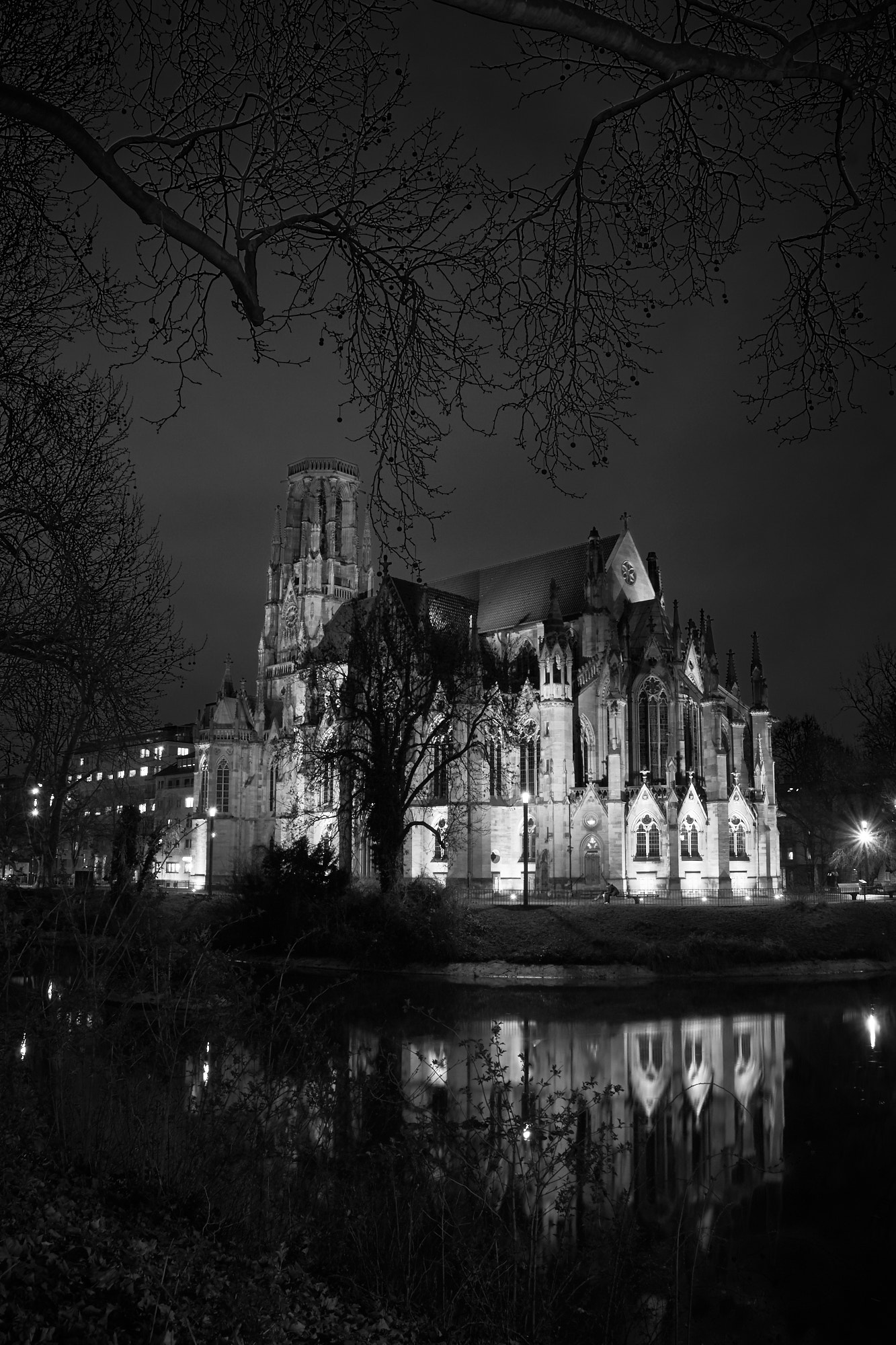 Sony ILCA-77M2 + DT 18-270mm F3.5-6.3 SSM sample photo. Johanneskirche feuersee, stuttgart photography