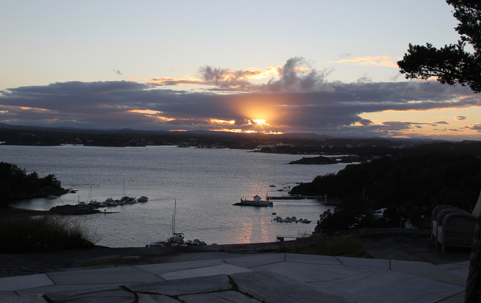 Canon EOS 60D + Canon EF 20mm F2.8 USM sample photo. Sandefjord sunset photography