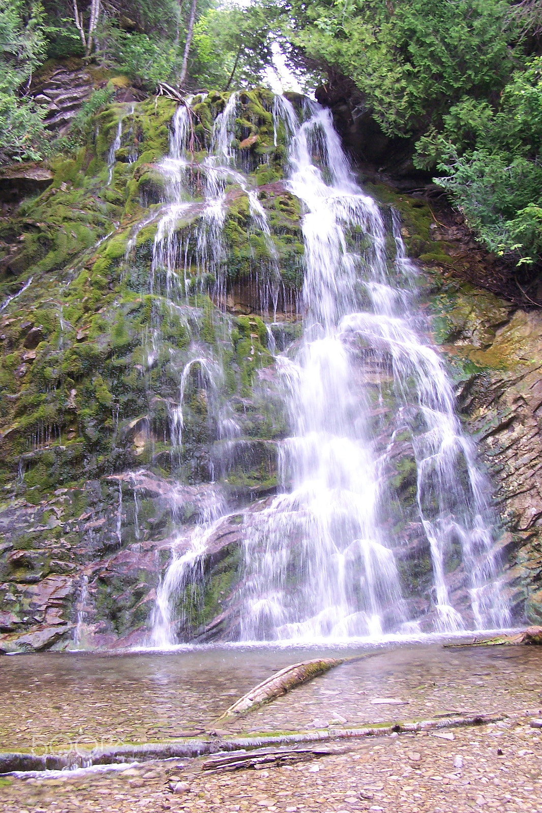 Kodak Z7590 ZOOM DIGITAL CAMERA sample photo. La chute waterfall in forillon national park photography