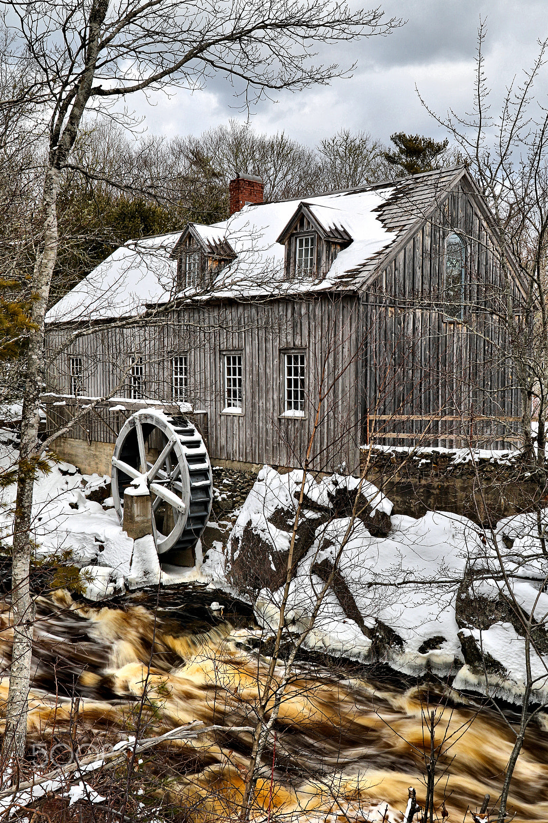 Canon EF 24-105mm F3.5-5.6 IS STM sample photo. Winter mill ii photography