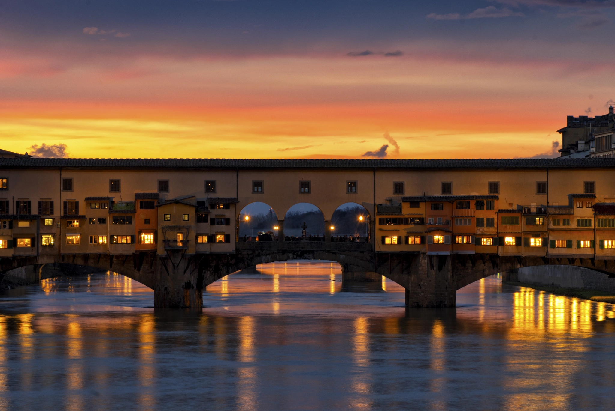 Nikon D60 sample photo. Ponte vecchio photography