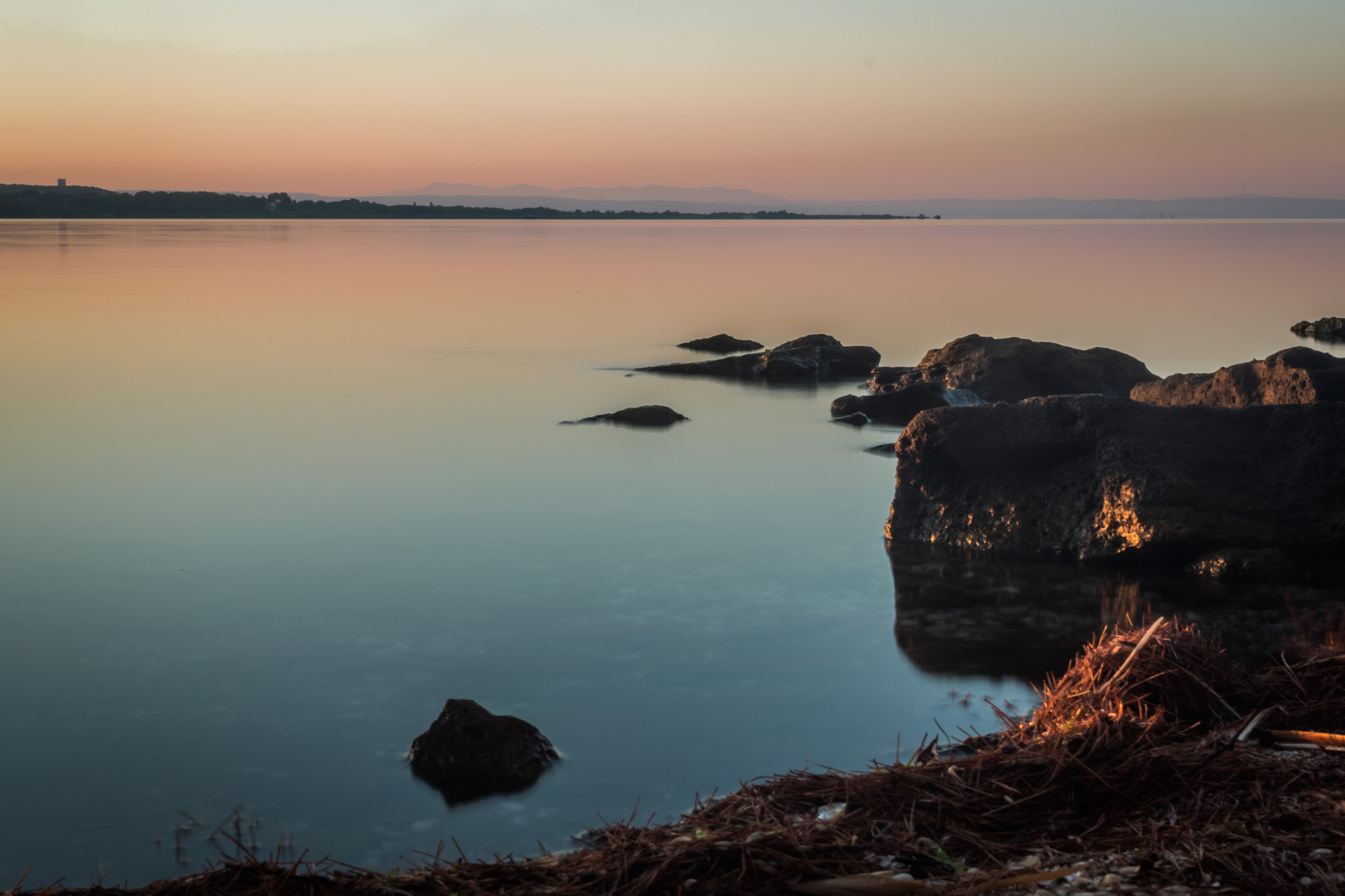 Sunrise at L'etang de Berre, PACA, Frane