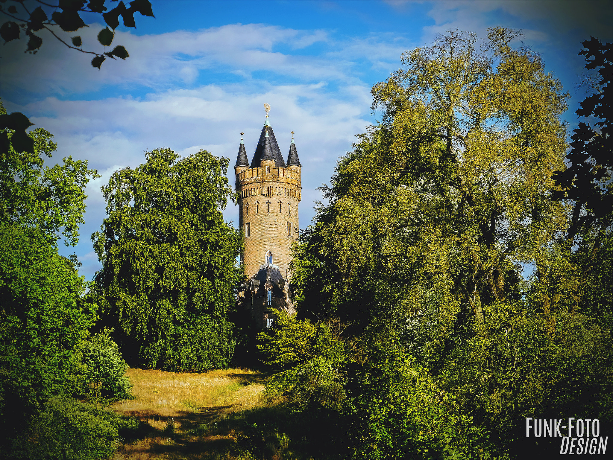 Panasonic DMC-G70 sample photo. Flatowturm, park babelsberg. photography