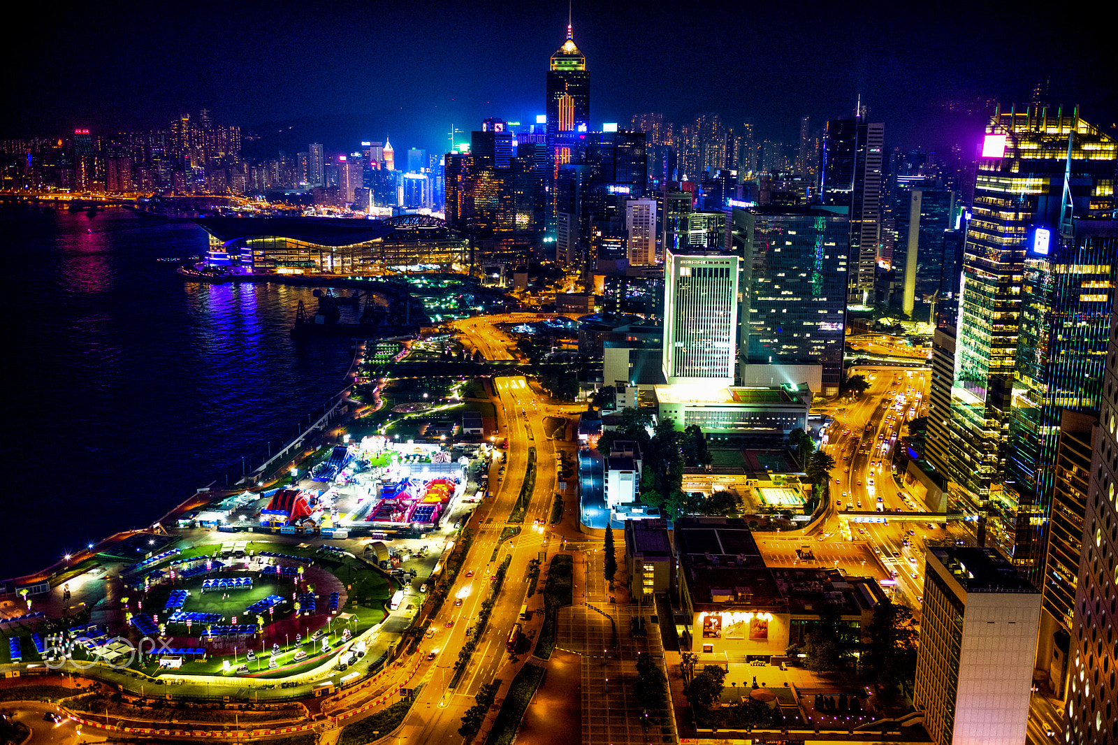 Leica Summilux-M 35mm F1.4 ASPH sample photo. A view of the harbour  from the 48th floor photography