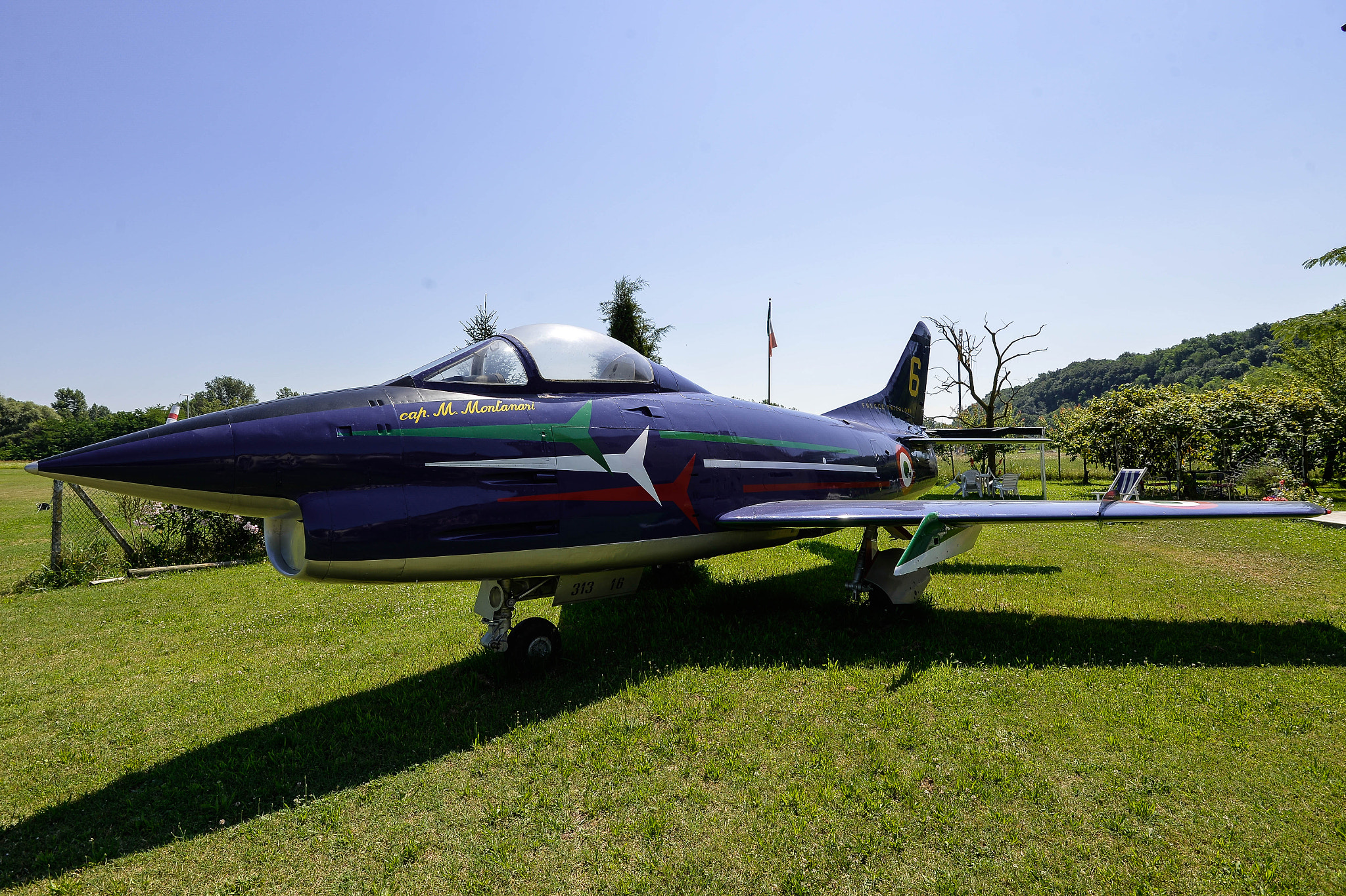 Nikon D4 sample photo. Fiat fg 91  pattuglia acrobatica photography
