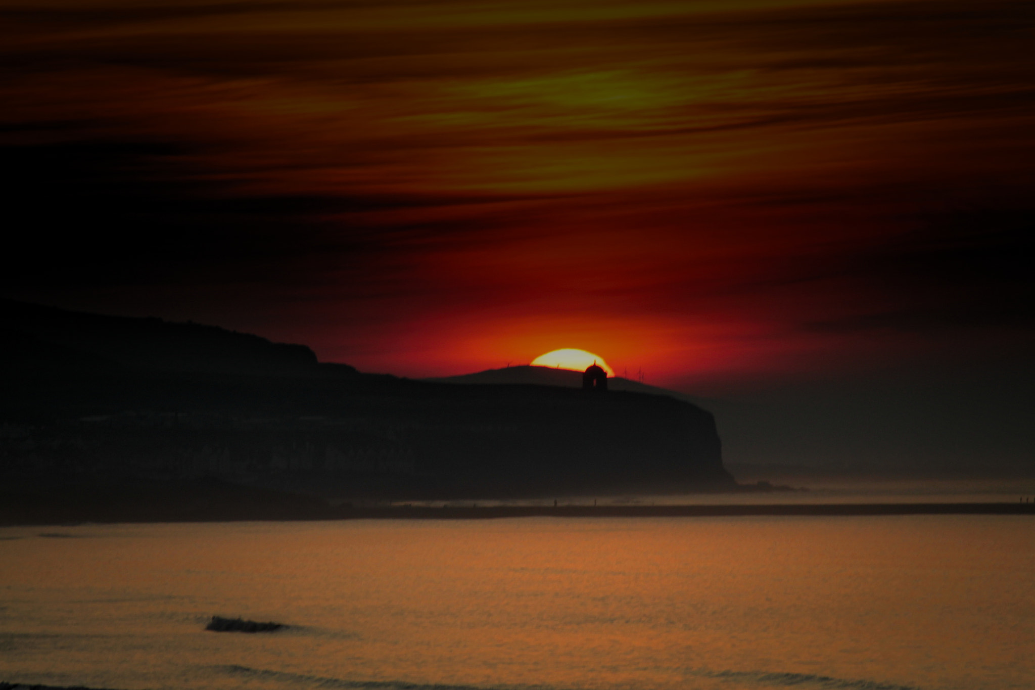 Canon EOS 500D (EOS Rebel T1i / EOS Kiss X3) sample photo. Mussenden sunset photography
