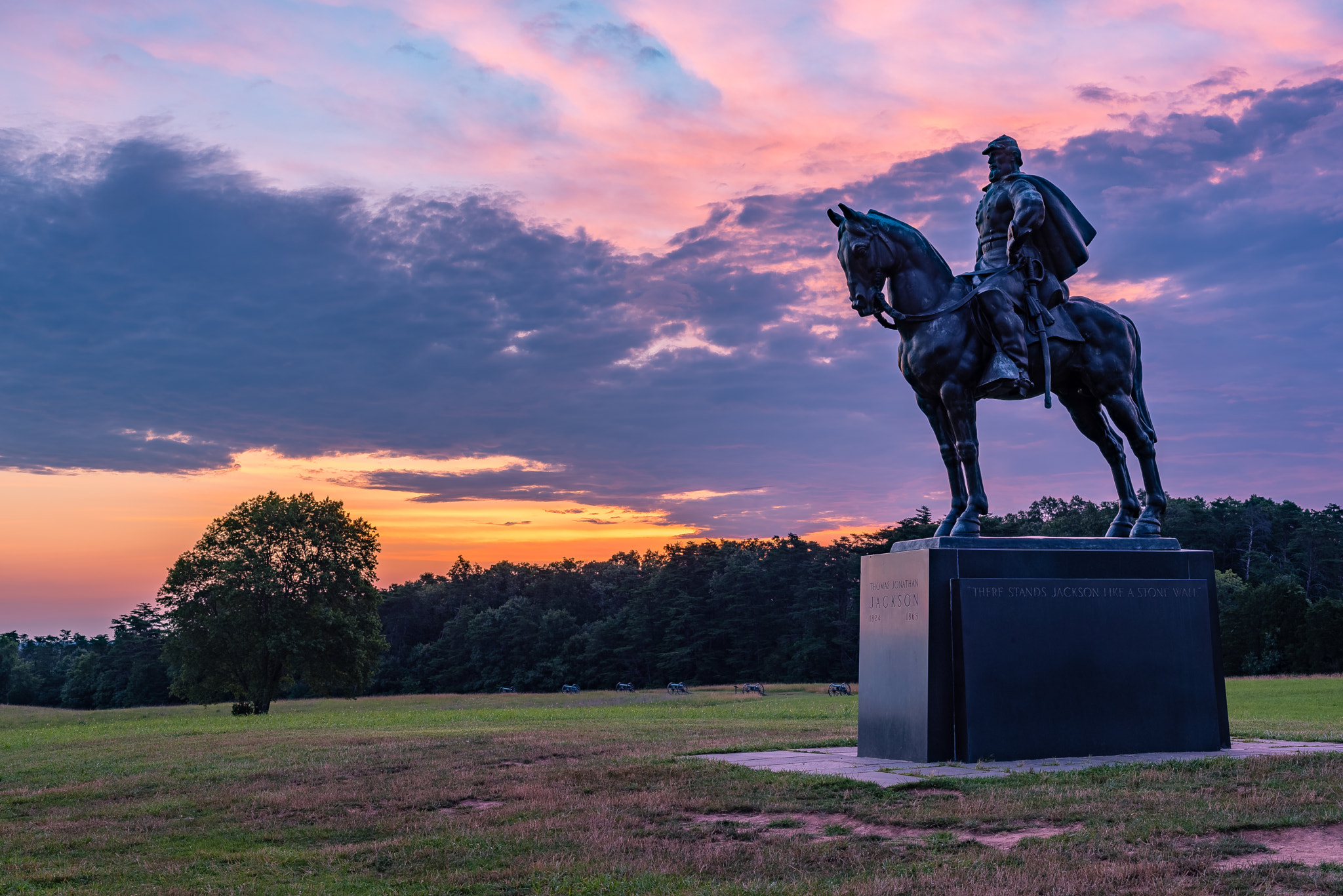 ZEISS Milvus 50mm F1.4 sample photo. General stonewall jackson at sunrise photography