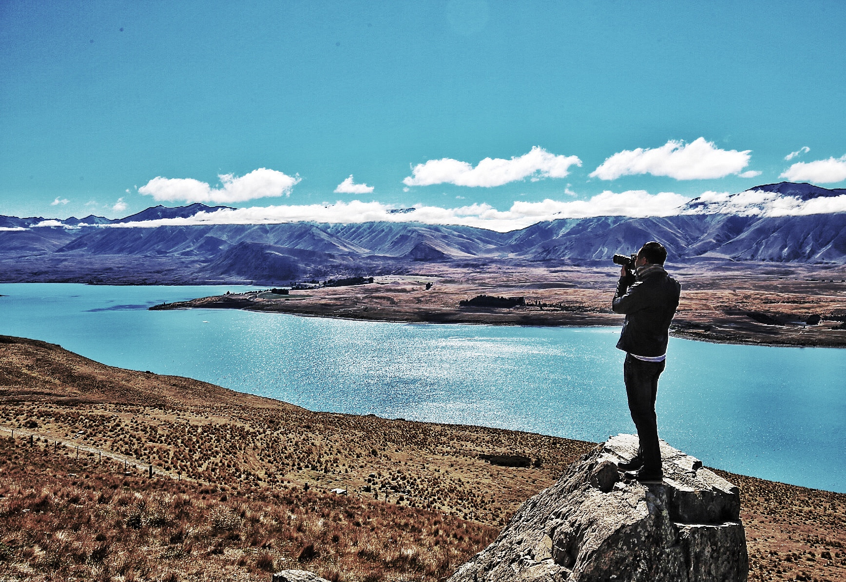 Canon EF 16-35mm F4L IS USM sample photo. Pukaki lake photography