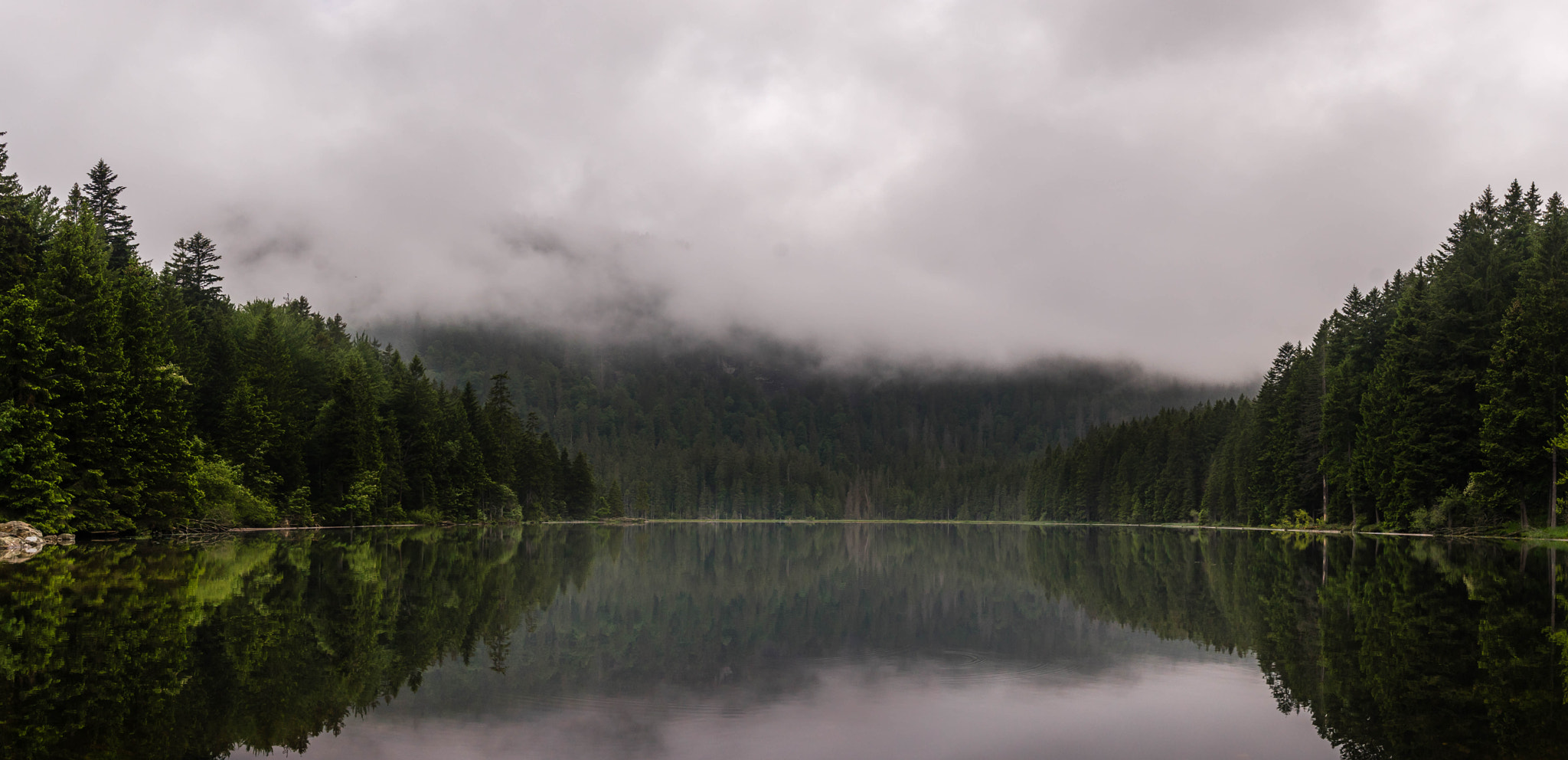 Sony FE 24-70mm F2.8 GM sample photo. Silent morning at a mountain lake photography