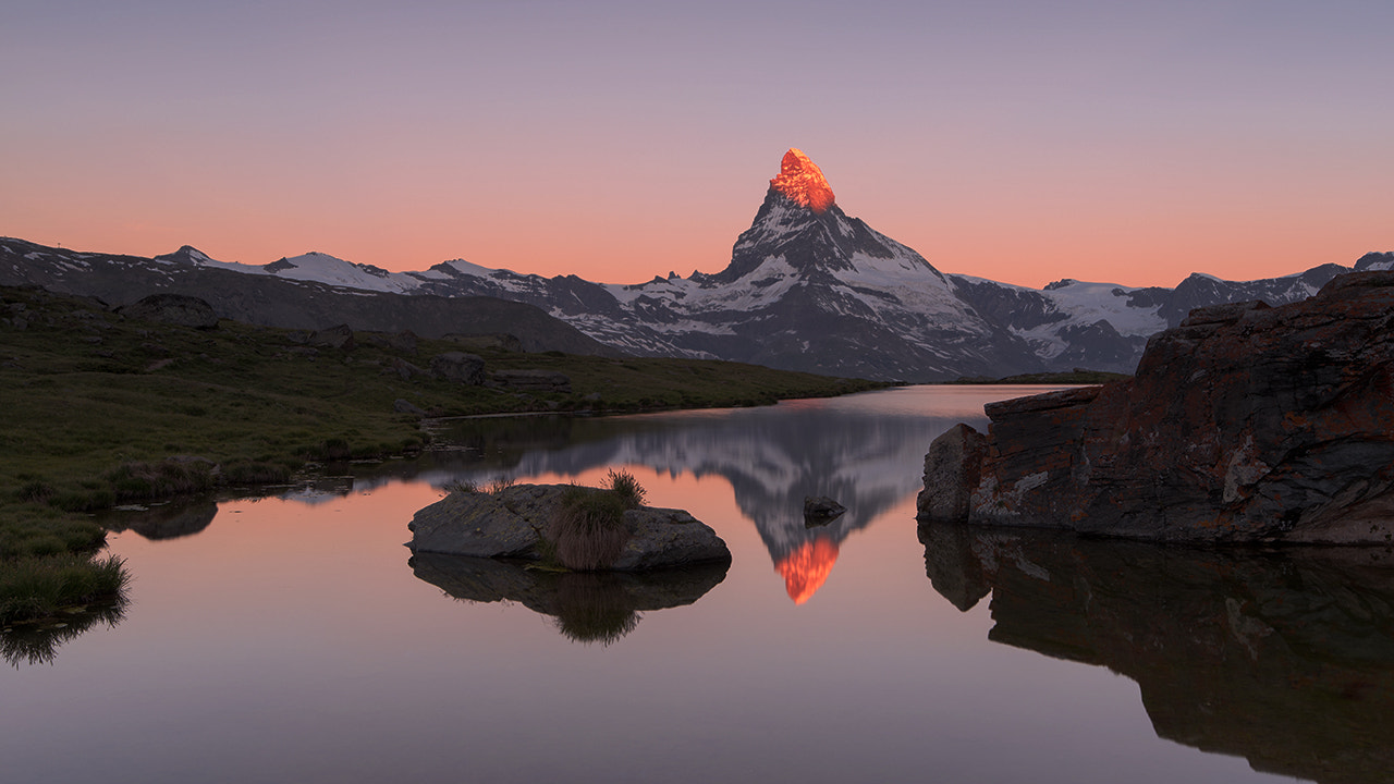 Pentax 645Z sample photo. Matterhorn reflection photography