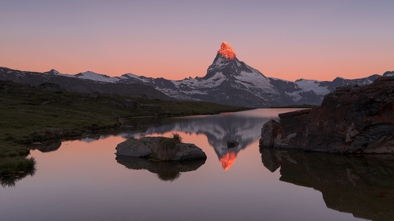 Pentax 645Z + HD Pentax-DA645 28-45mm F4.5ED AW SR sample photo. Matterhorn reflection photography