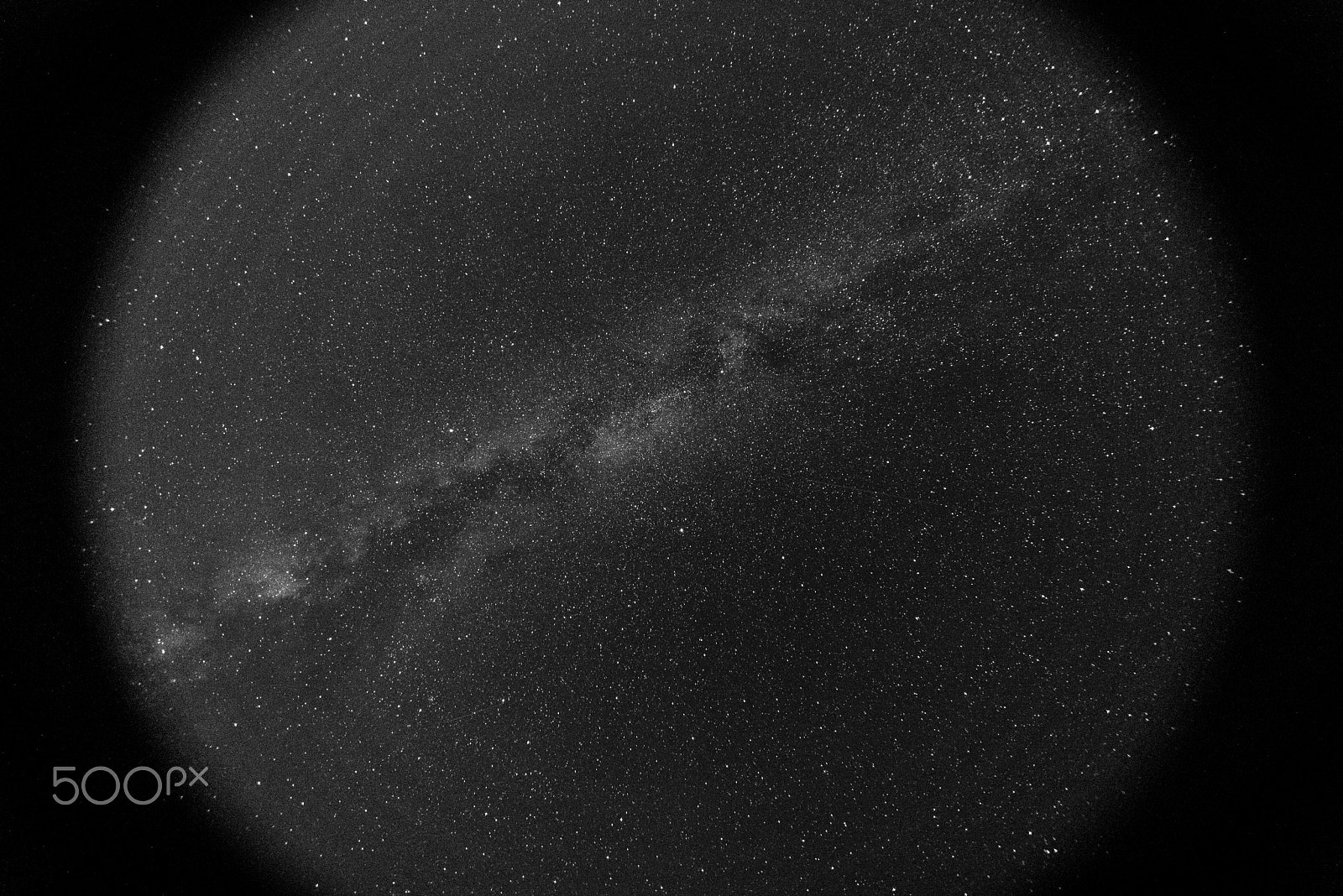Sigma 10-20mm F4-5.6 EX DC HSM sample photo. Milkyway in b/w photography