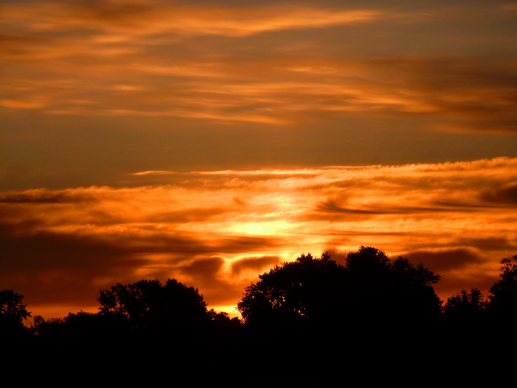 Panasonic Lumix DMC-ZS8 (Lumix DMC-TZ18) sample photo. Fire in the sky photography