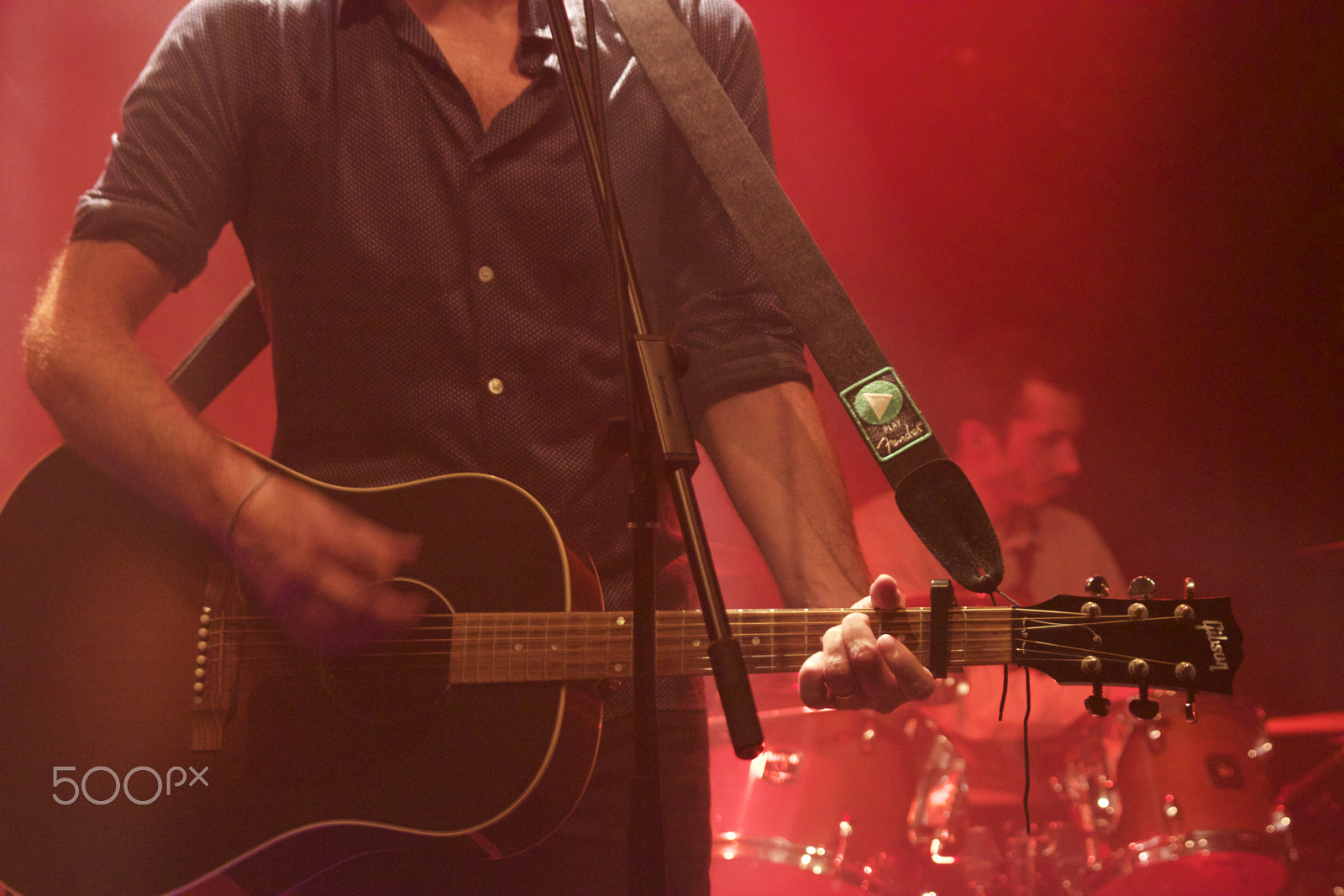 Canon EF 28-80mm f/2.8-4L sample photo. Guitarist and drummer photography