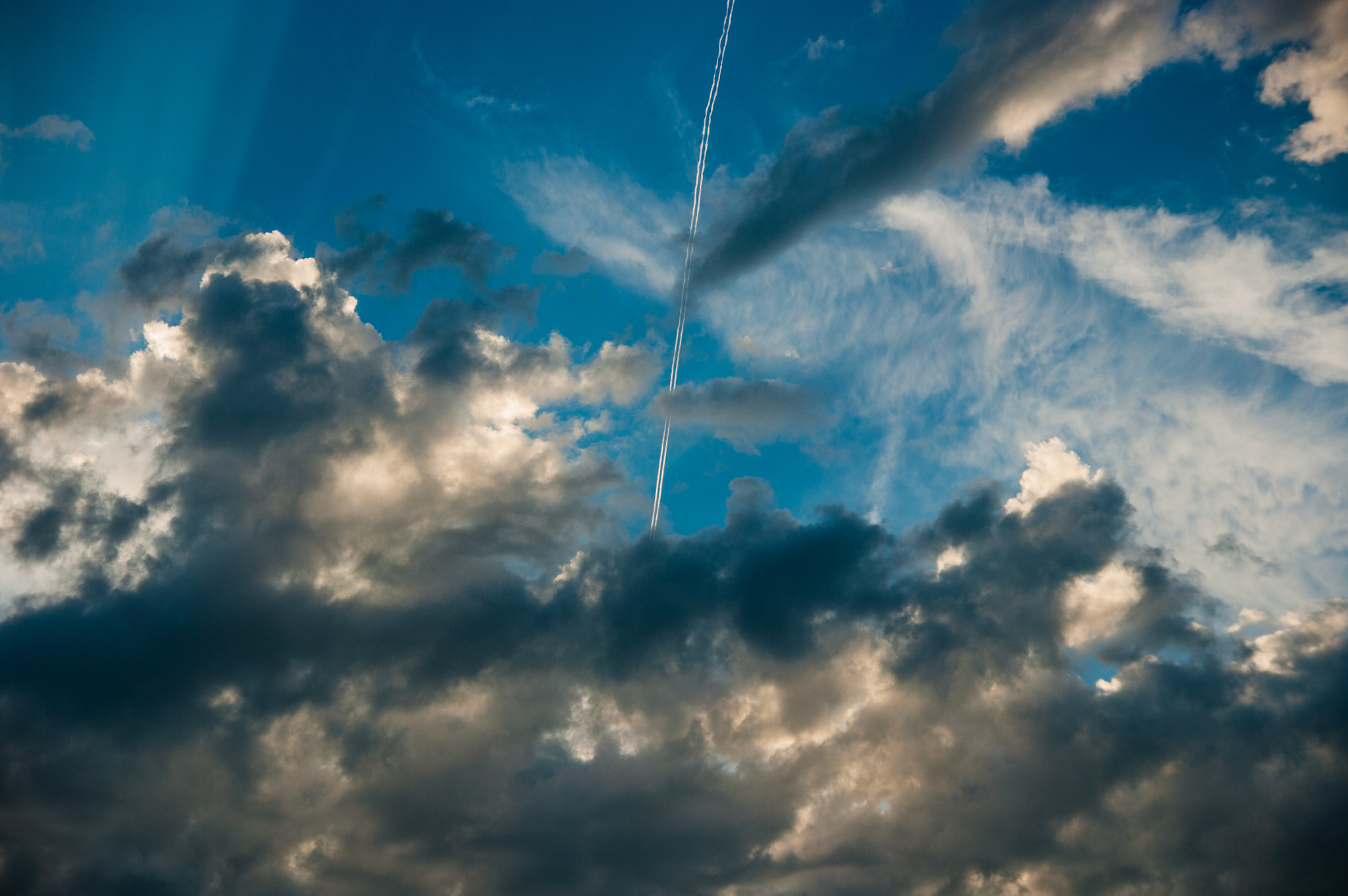 Pentax K20D sample photo. Blue sky & clouds photography