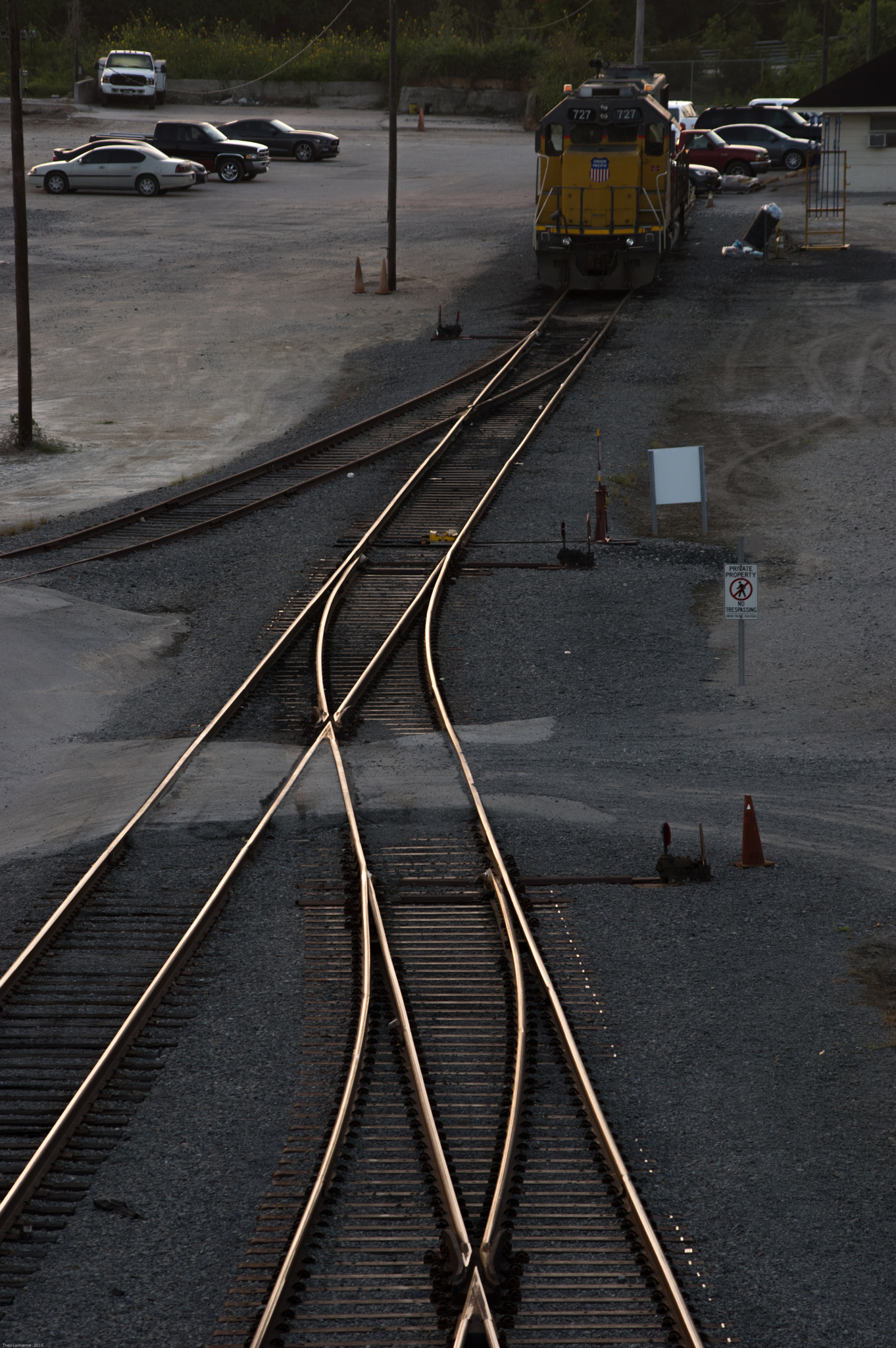 Pentax smc DA 55-300mm F4.0-5.8 ED sample photo. Glowing rails photography